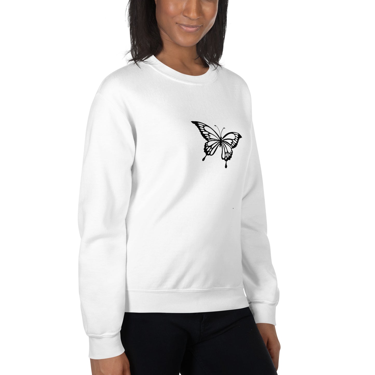 Simple Butterfly CrewneckUnisex Sweatshirt