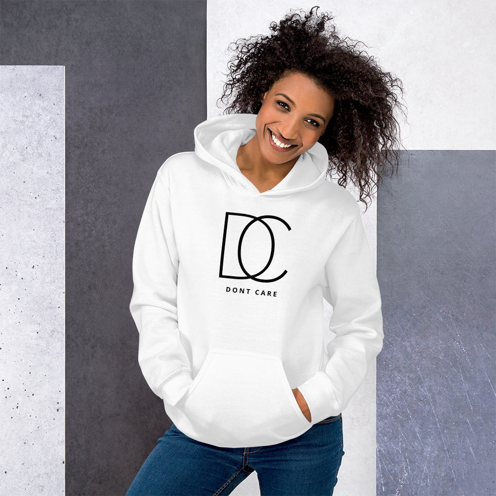 Dont Care Word Mashup Unisex Hoodie