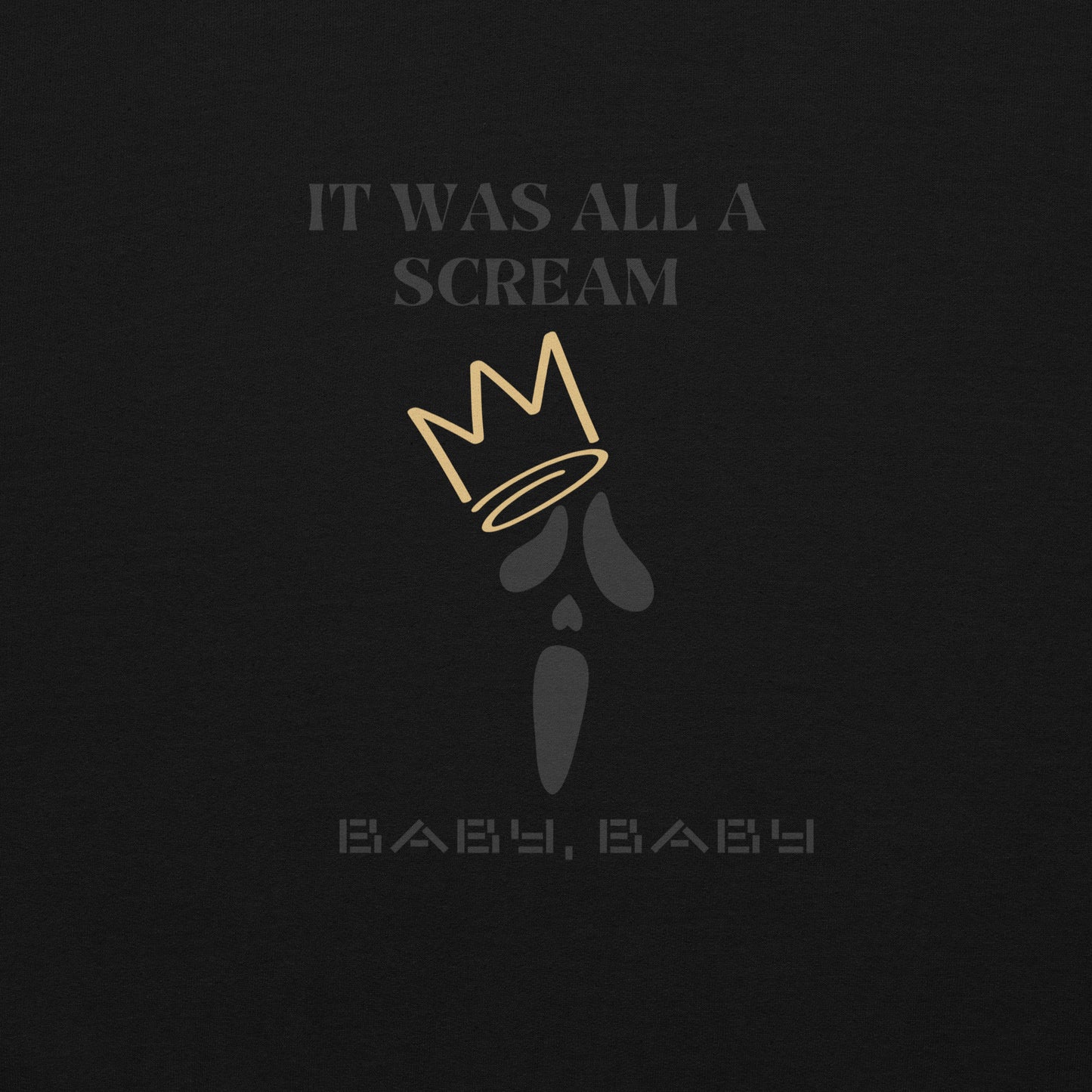 It Was All a Scream Baby Baby Notorious B.I.G. and Scream Crewneck Sweatshirt