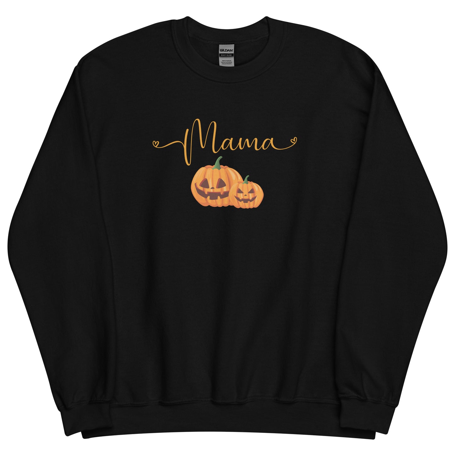 Mama and Pumpkins Fall Halloween Crewneck Sweatshirt