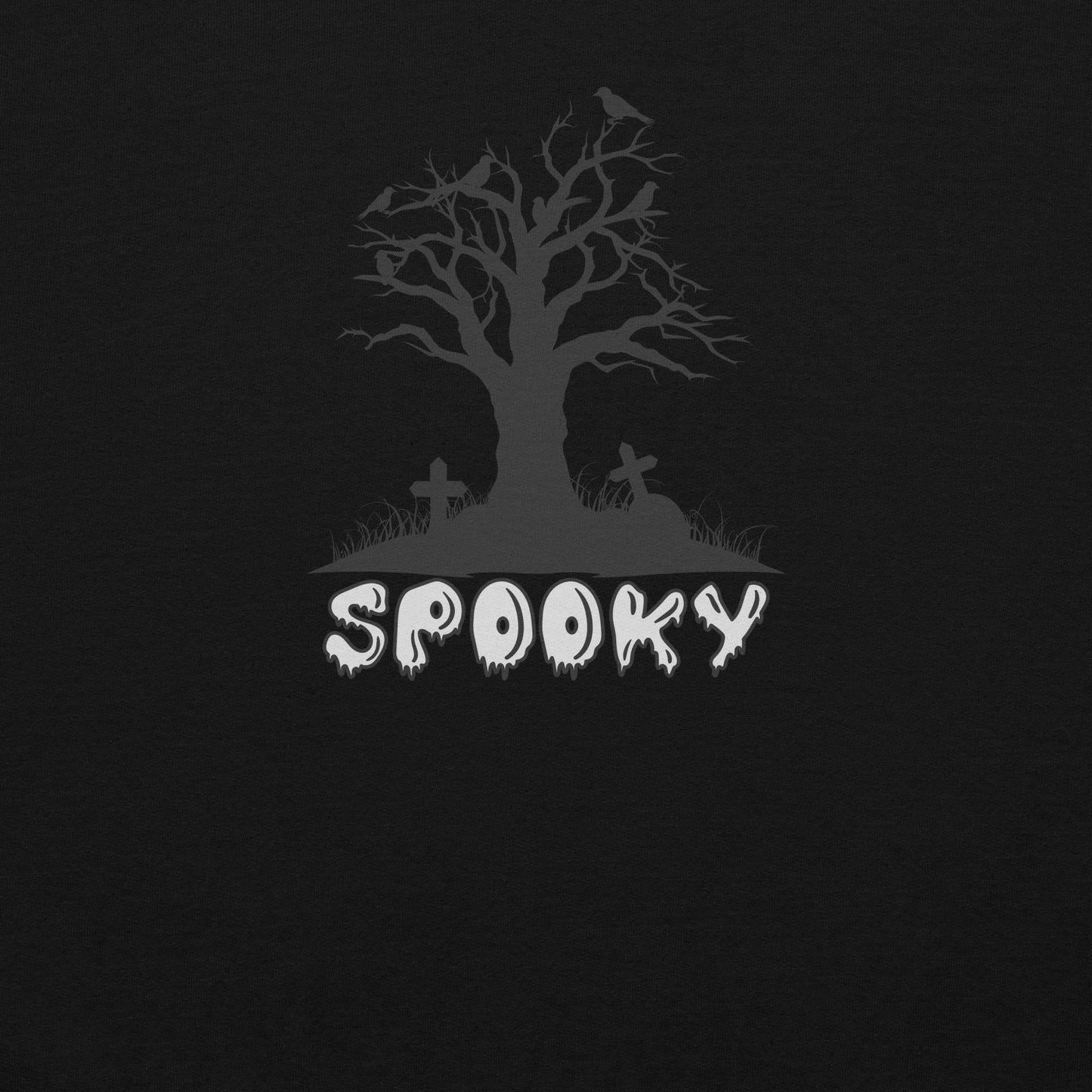 Spooky Halloween Fall Tree Crewneck Unisex Sweatshirt