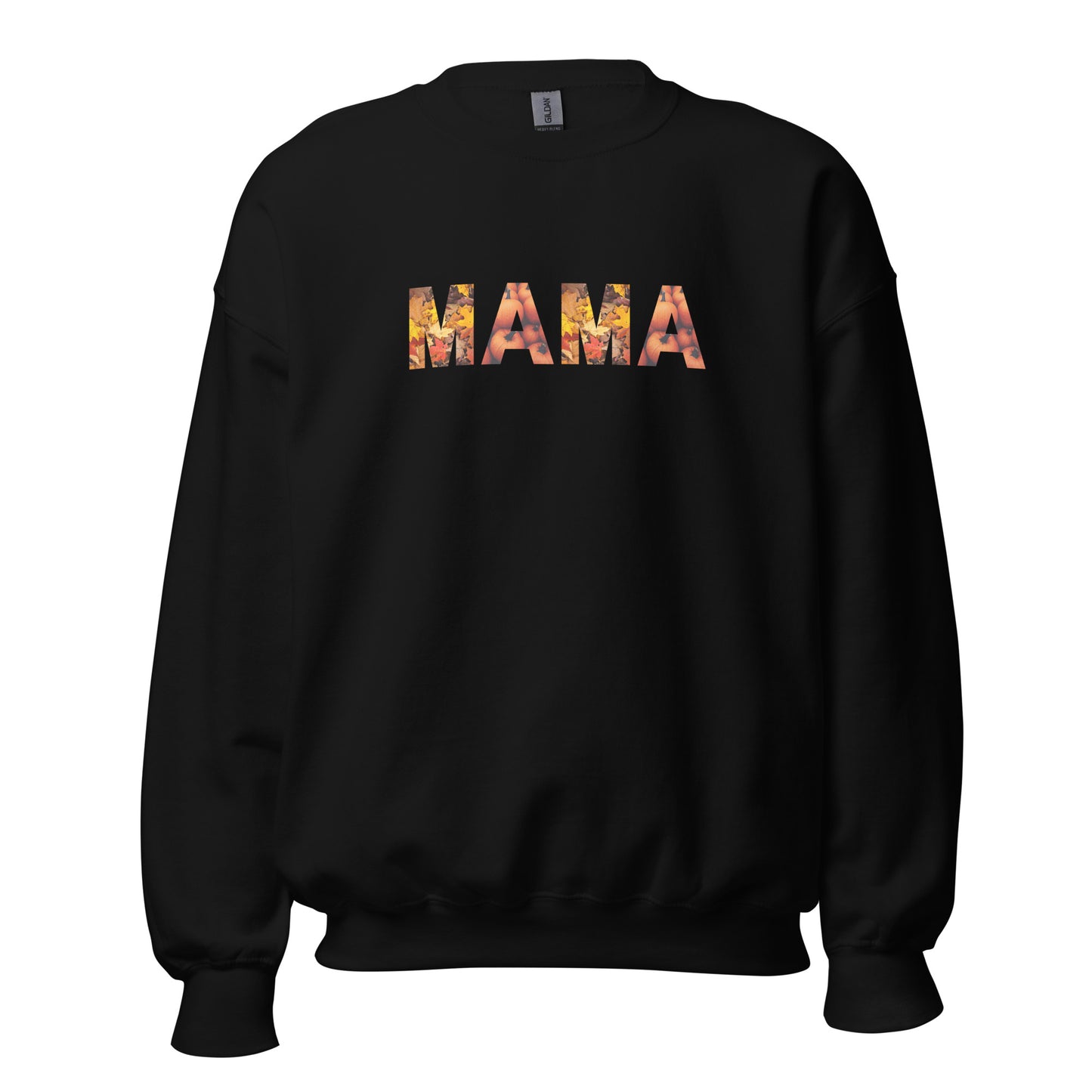 Mama Leaves Design Crewneck Fall Halloween Unisex Sweatshirt