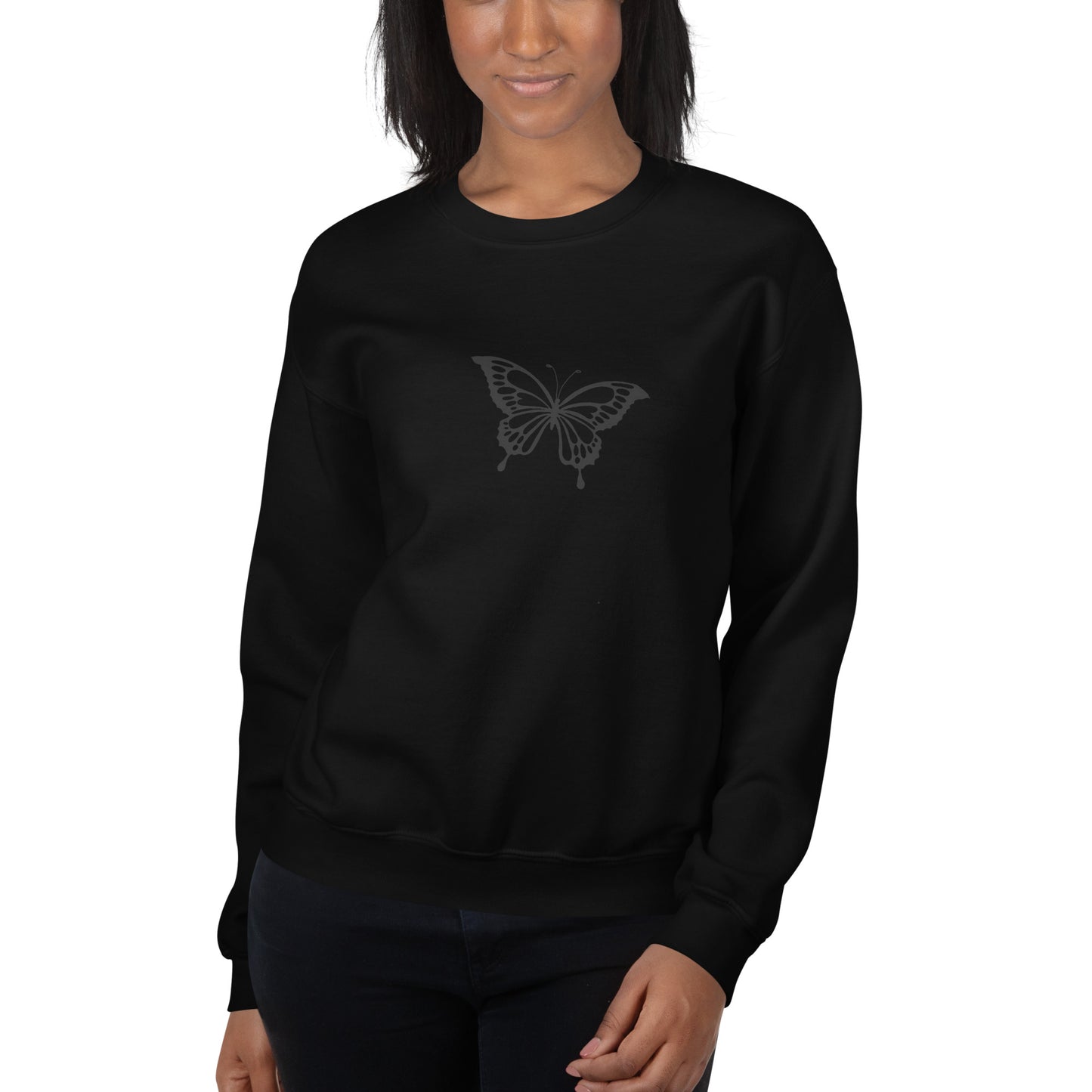 Simple Butterfly CrewneckUnisex Sweatshirt