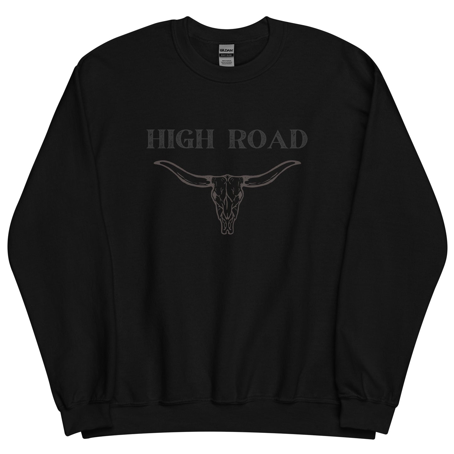 High Road Bull Horns and Skull Unisex Sweatshirt