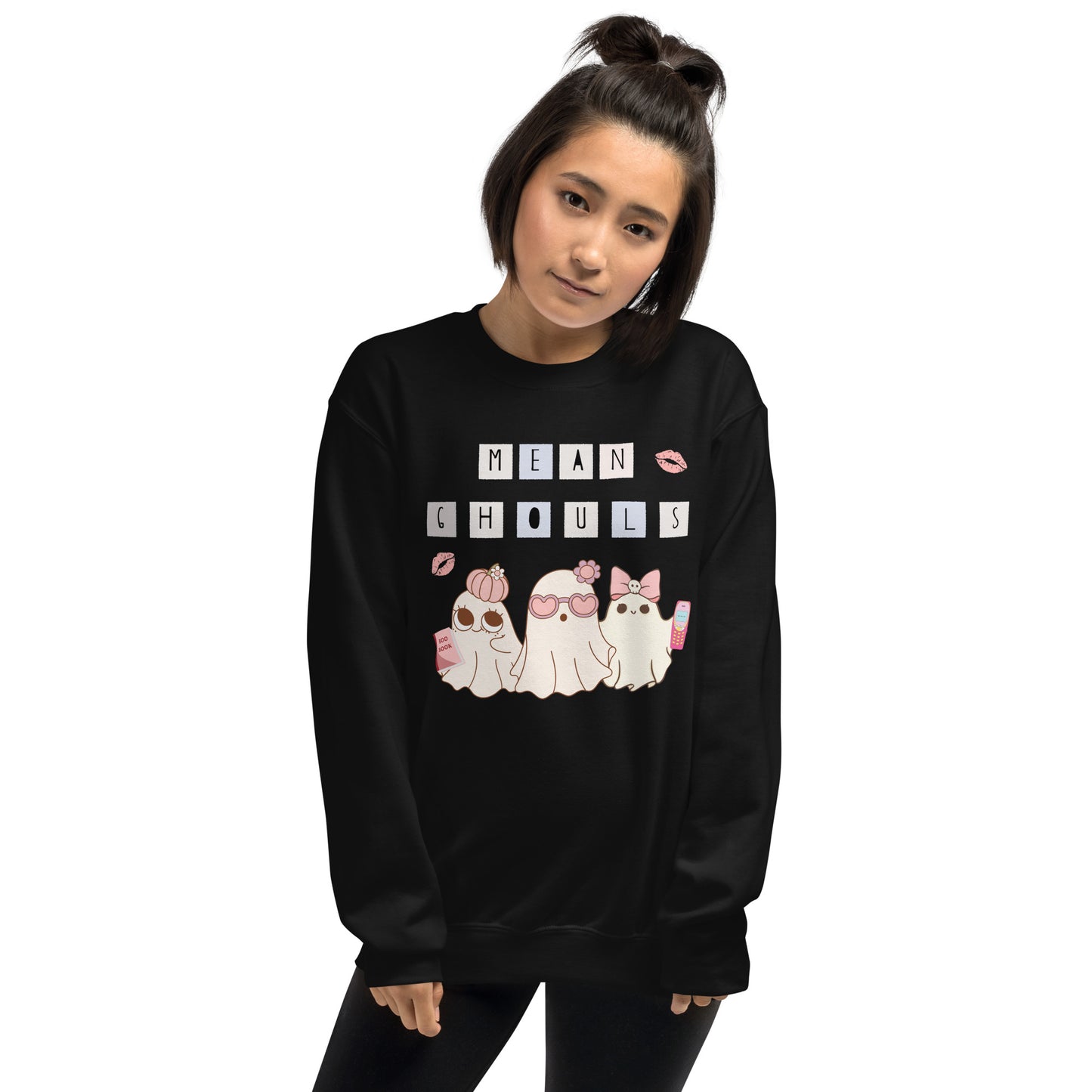 Mean Ghouls "Mean Girls" Ghost Halloween Crewneck Unisex Sweatshirt