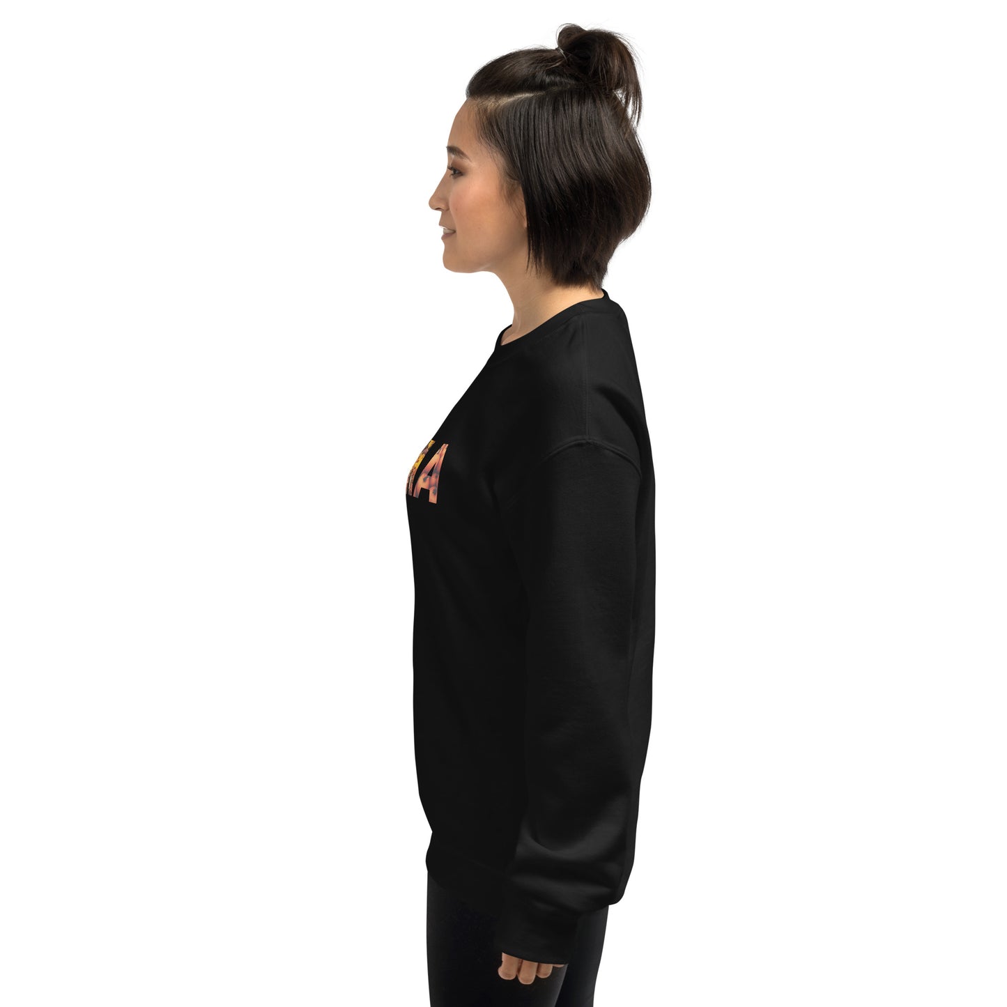 Mama Leaves Design Crewneck Fall Halloween Unisex Sweatshirt