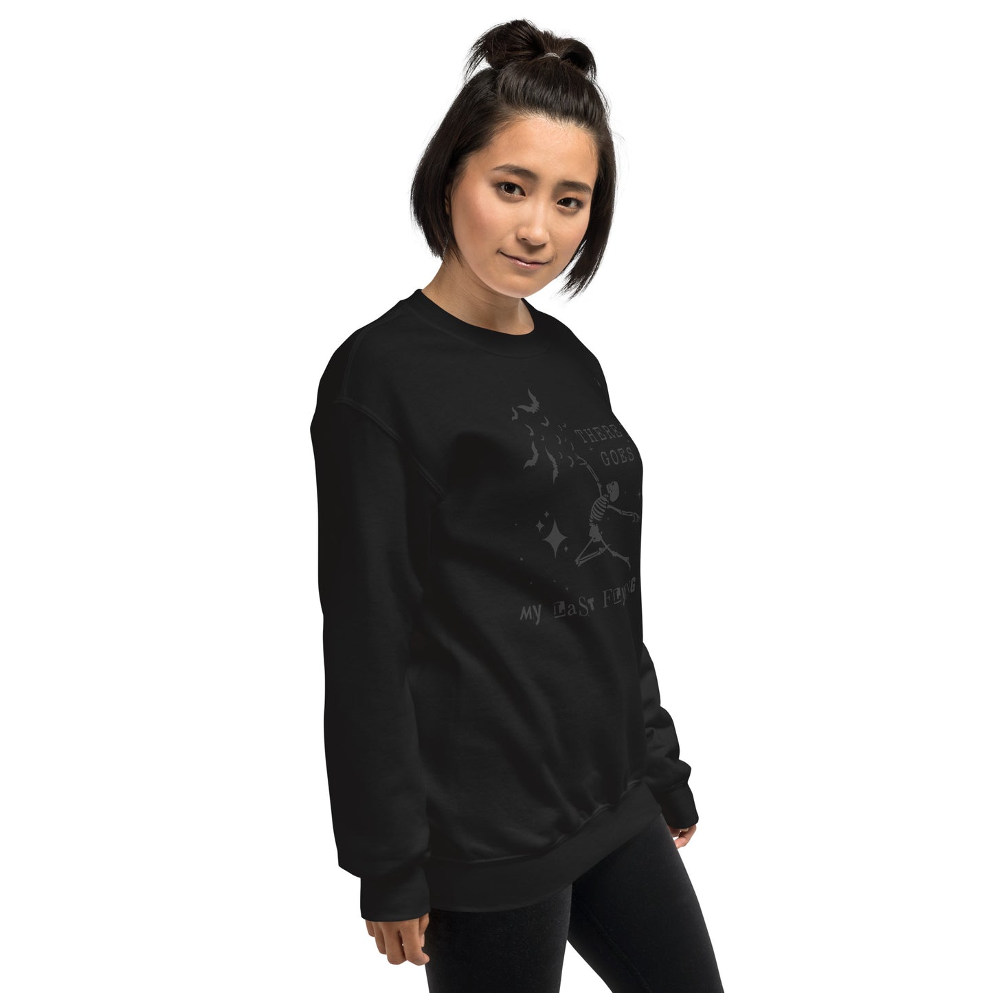 There it Goes, My Last Flying Fk Crewneck Halloween Fall Unisex Sweatshirt
