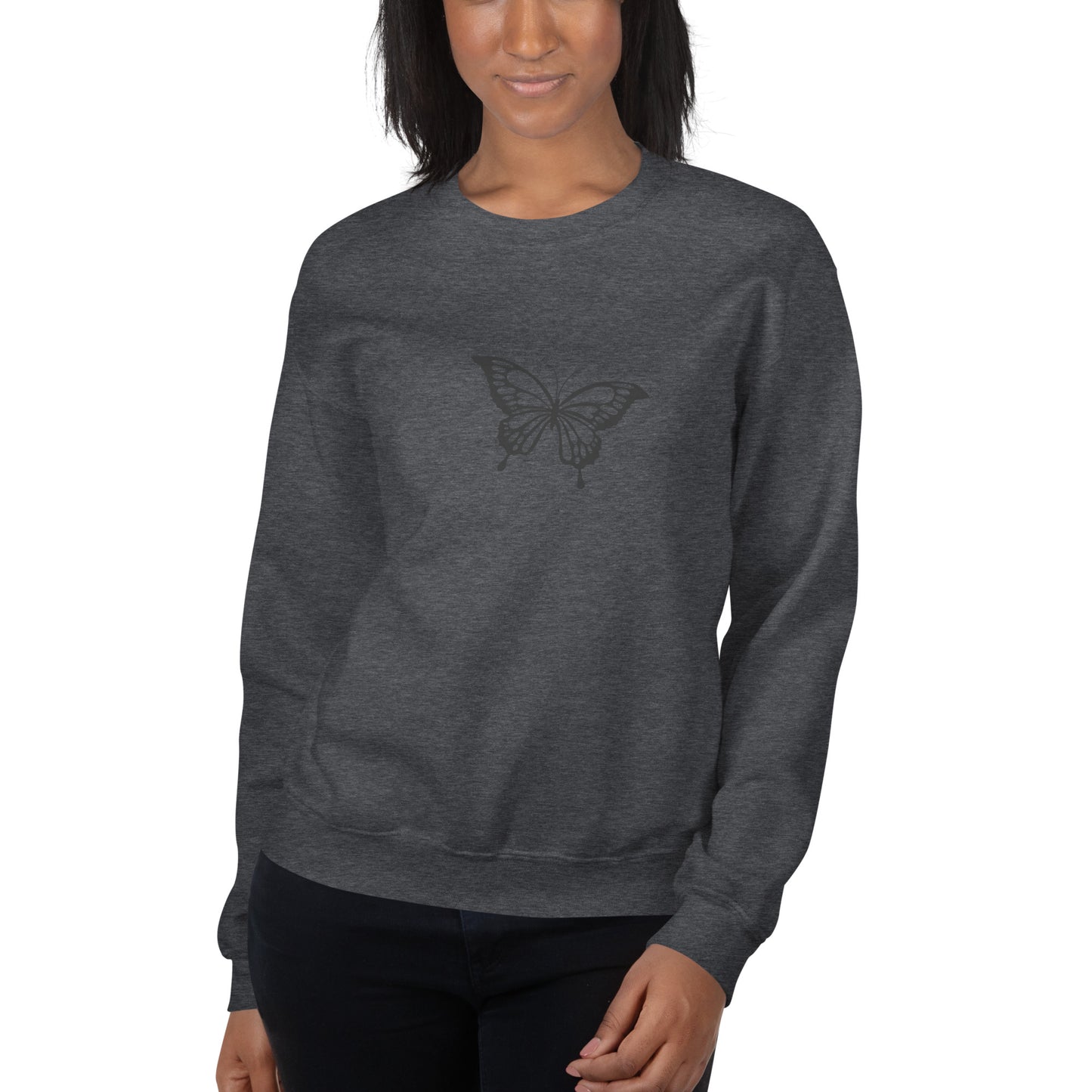 Simple Butterfly CrewneckUnisex Sweatshirt