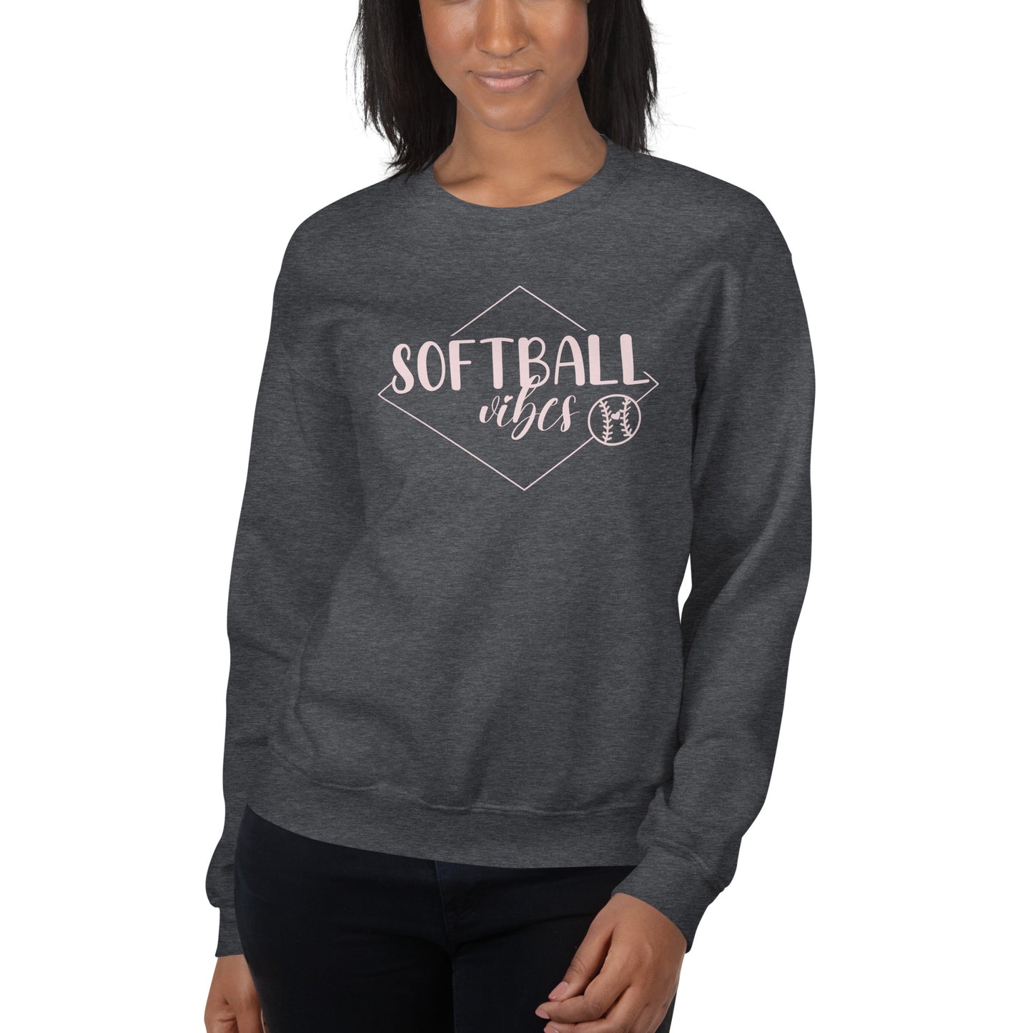 Softball Vibes Unisex Sweatshirt
