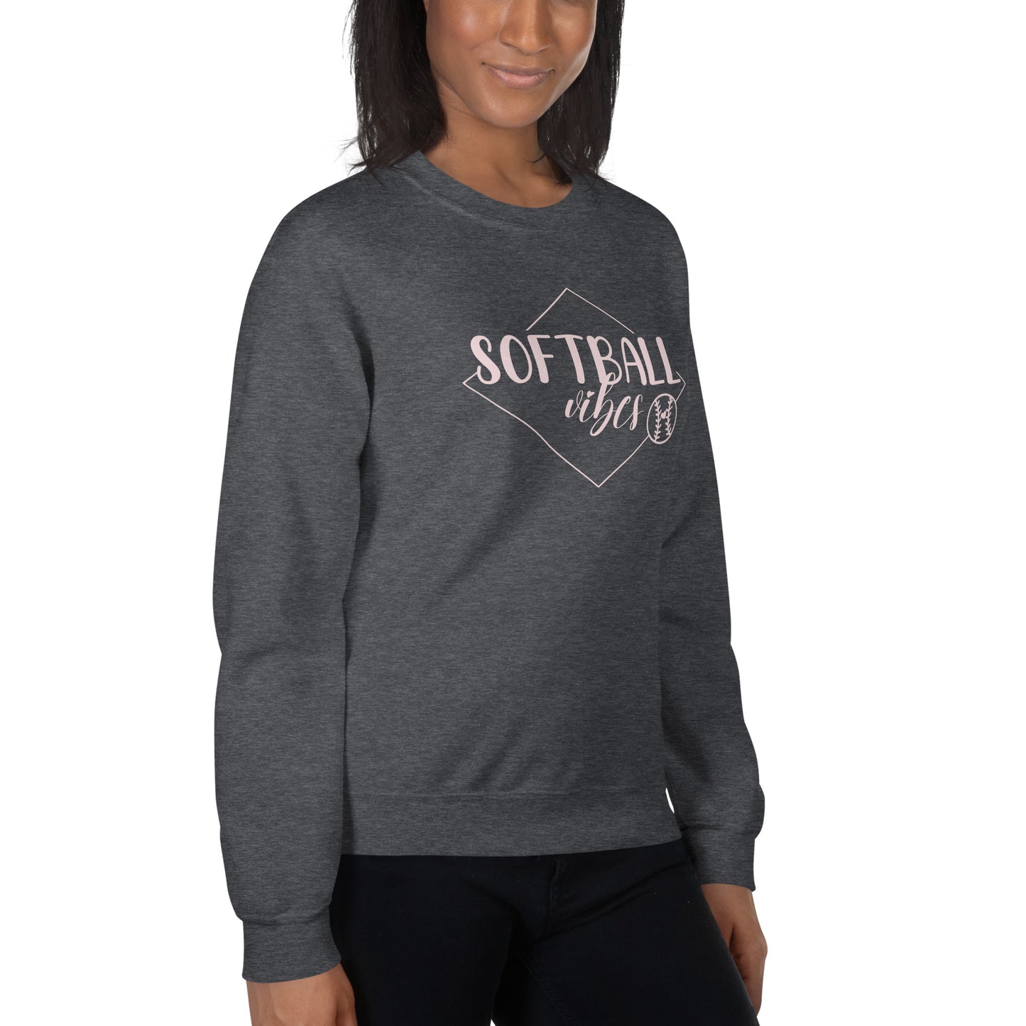 Softball Vibes Unisex Sweatshirt