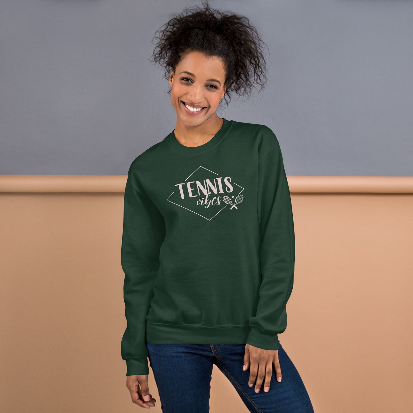 Tennis Vibes Crewneck Unisex Sweatshirt