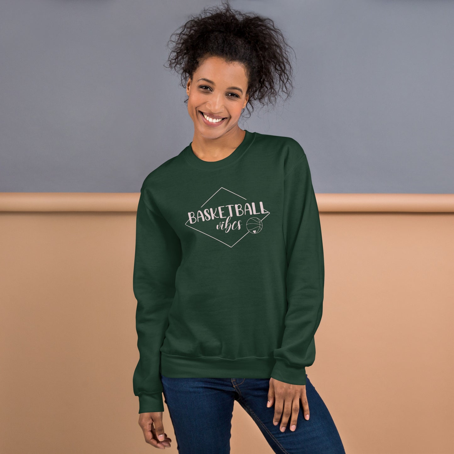 Basketball Vibes Crewneck Unisex Sweatshirt
