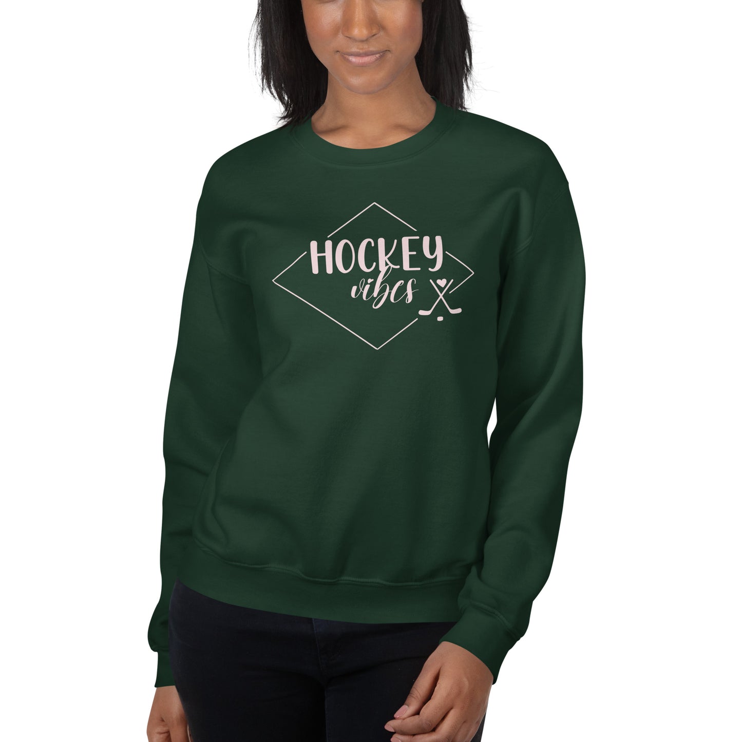Hockey Vibes Crewneck Unisex Sweatshirt