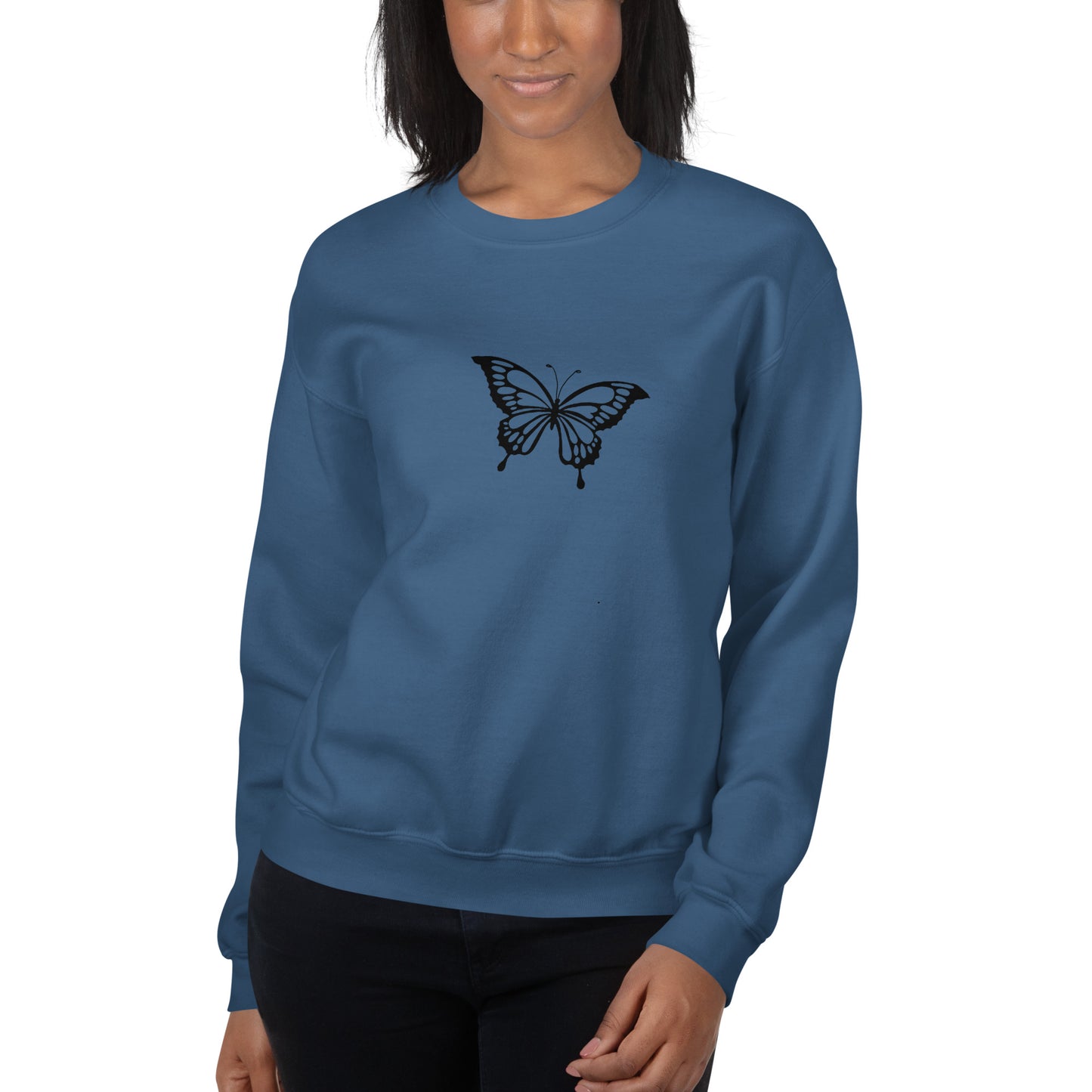 Simple Butterfly CrewneckUnisex Sweatshirt