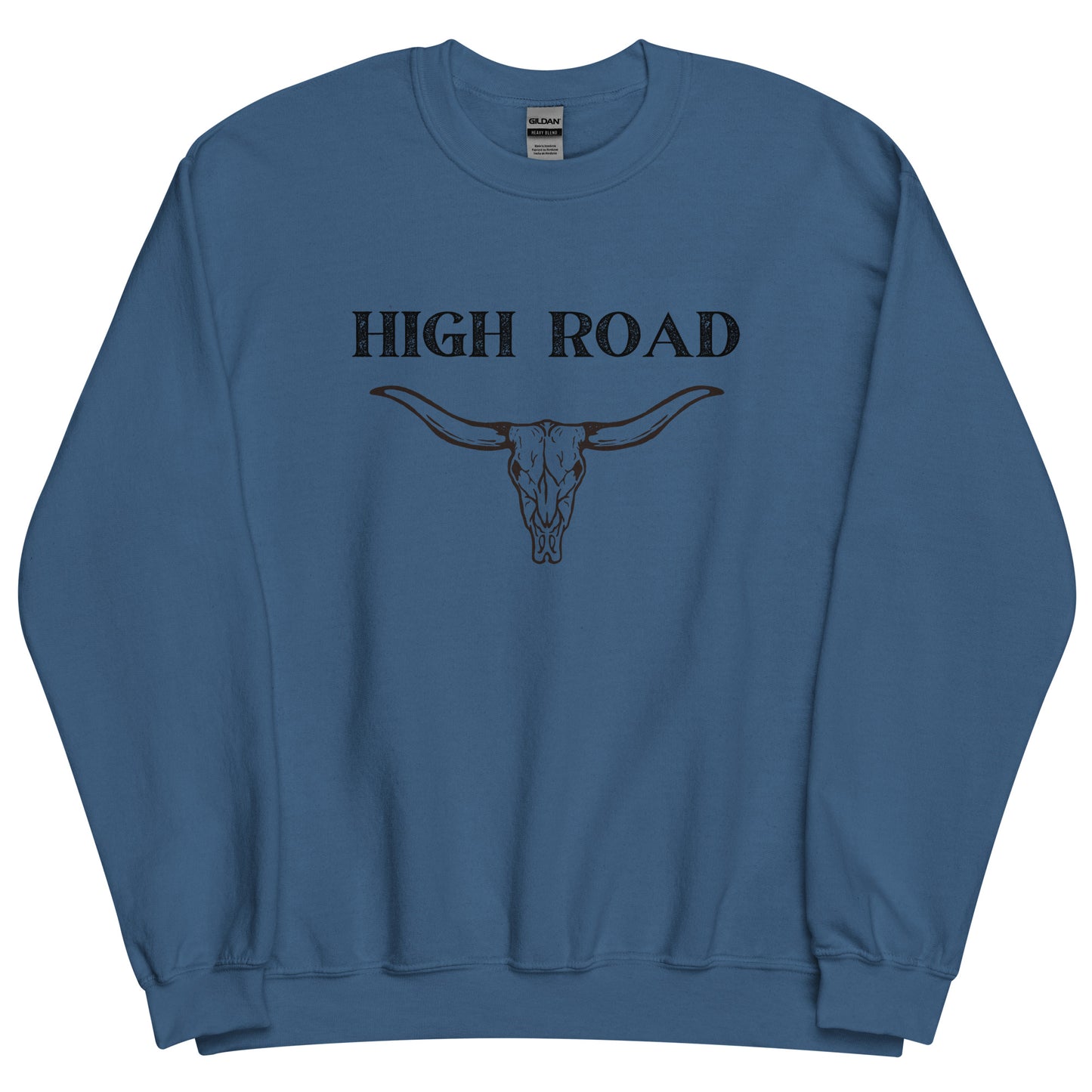 High Road Bull Horns and Skull Unisex Sweatshirt