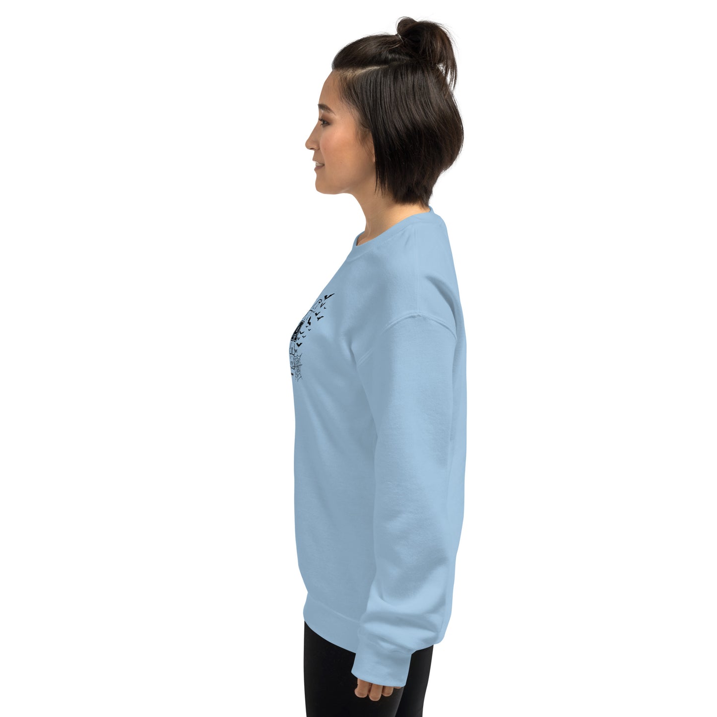 Mama Mama Witches Broom Halloween Crewneck Unisex Sweatshirt