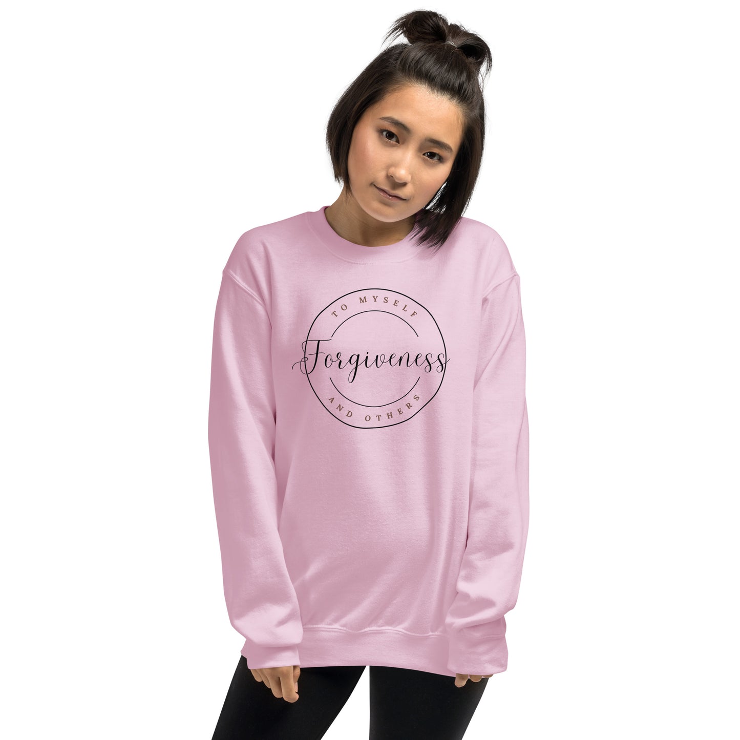 Forgiveness to Myself and Others Inspirational Unisex Sweatshirt