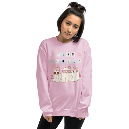 Mean Ghouls "Mean Girls" Ghost Halloween Crewneck Unisex Sweatshirt