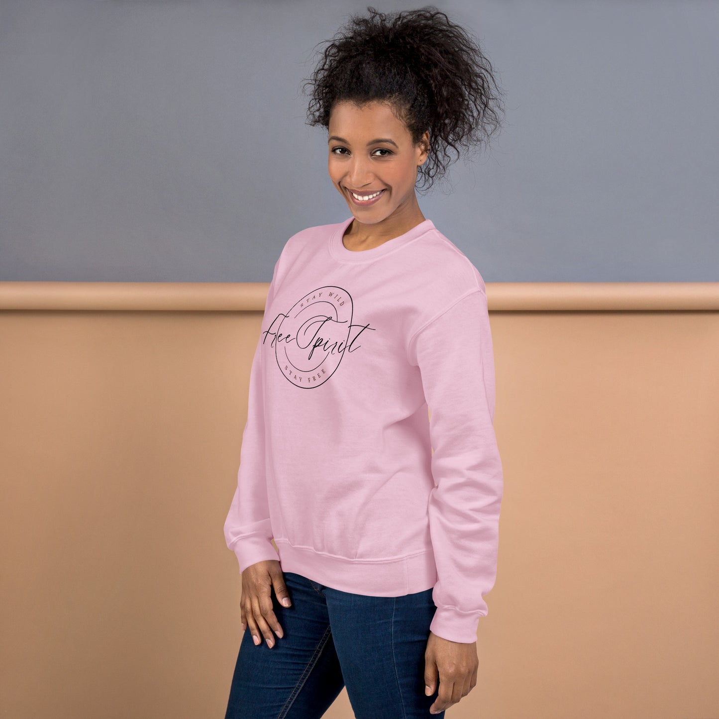 Stay Wild Stay Free; Free Spirit Inspirational Unisex Sweatshirt