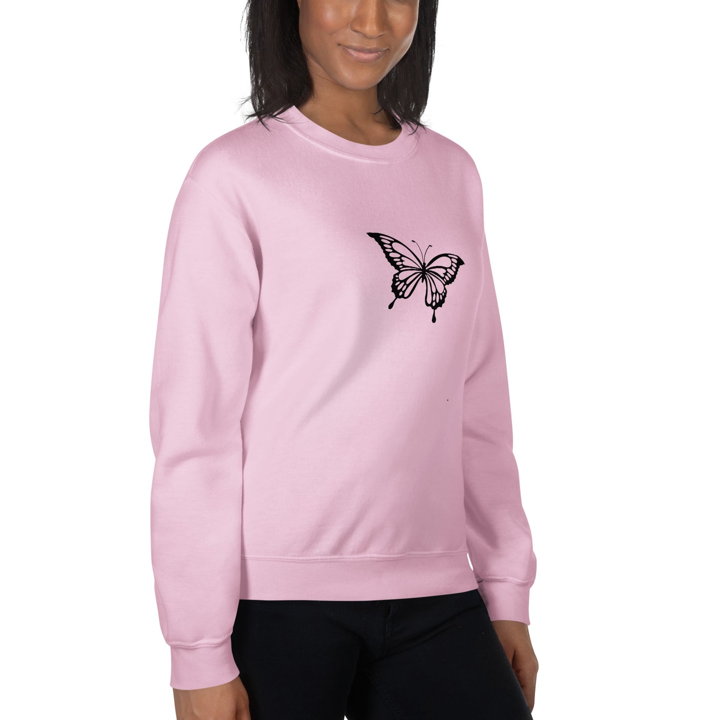 Simple Butterfly CrewneckUnisex Sweatshirt