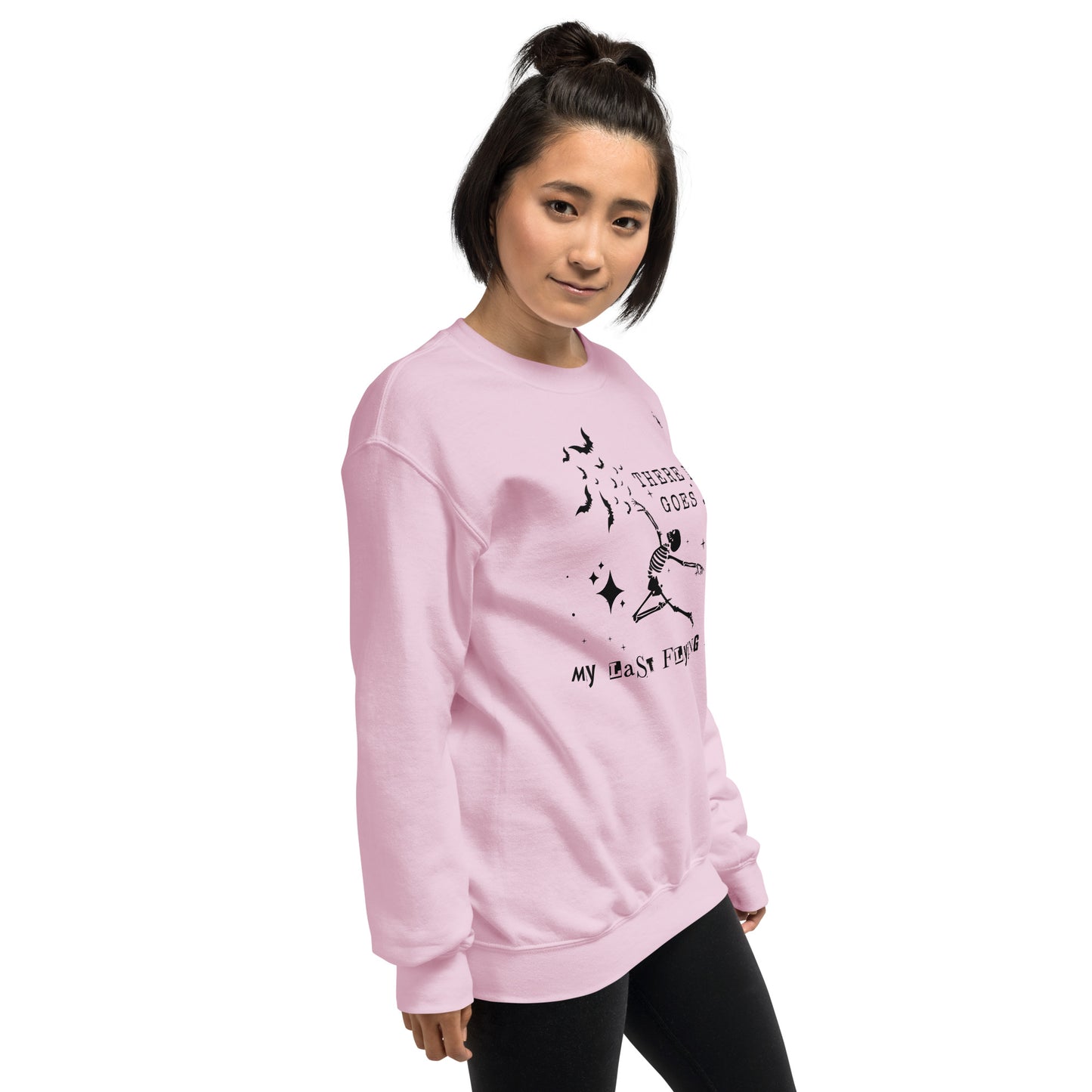 There it Goes, My Last Flying Fk Crewneck Halloween Fall Unisex Sweatshirt