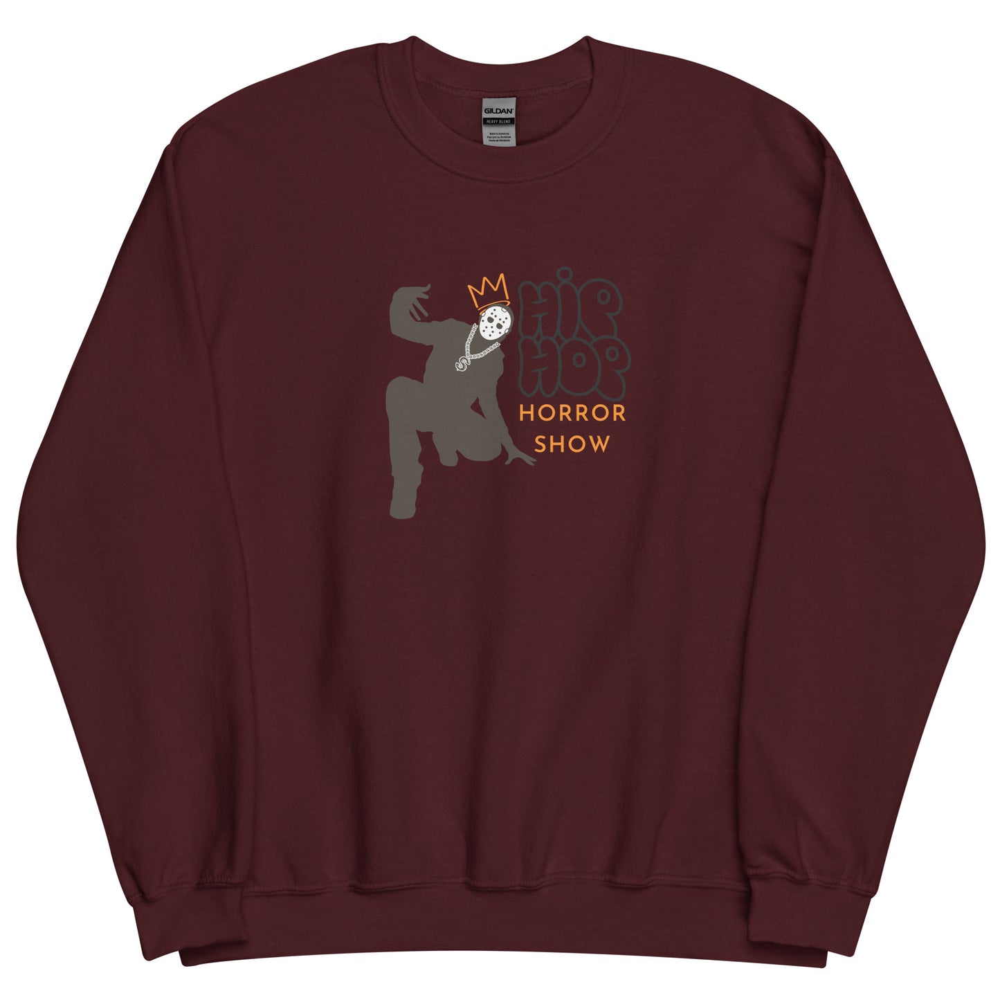 Hip Hop Horror Show Notorious Crewneck Unisex Halloween Fall Sweatshirt
