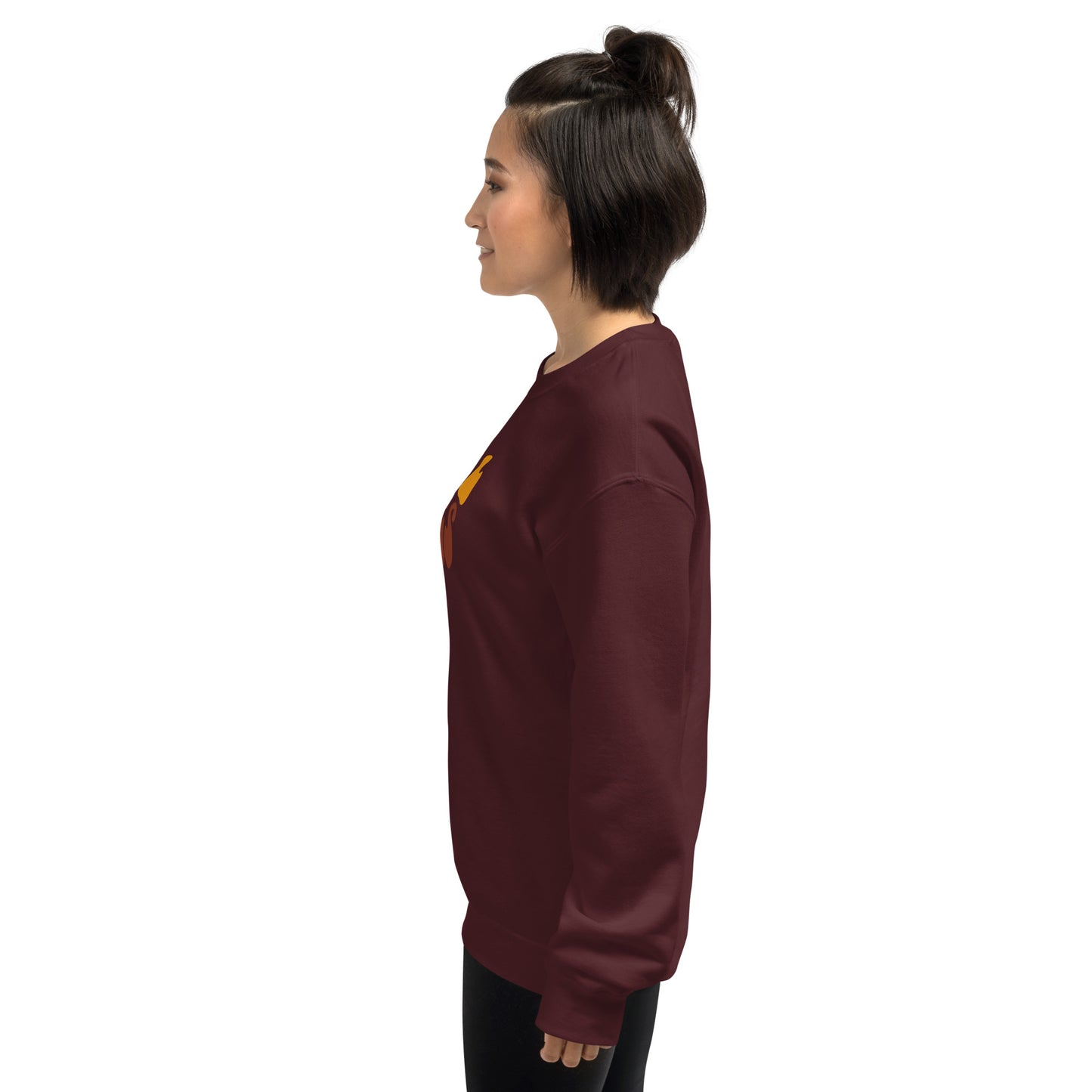 Fall Vibes with Bow Crewneck Unisex Sweatshirt | Cozy Fall Sweatshirt
