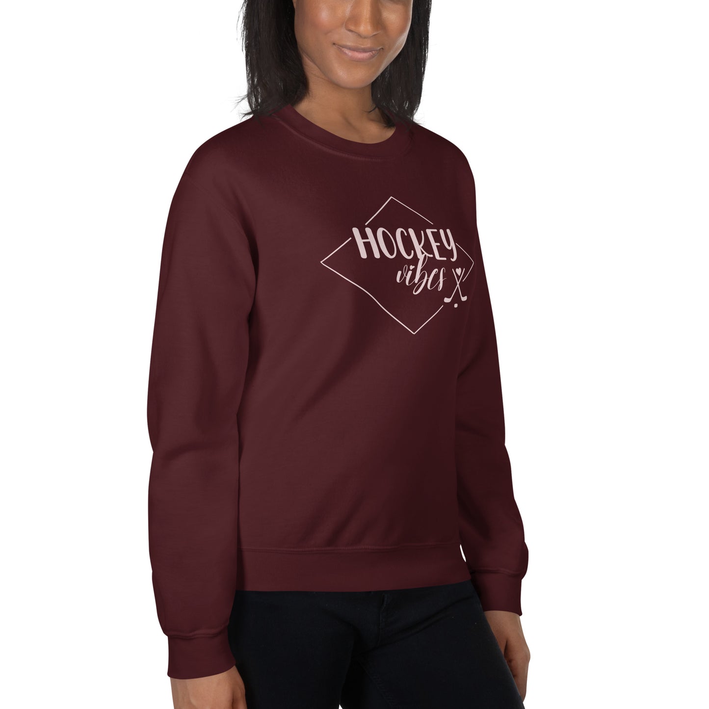 Hockey Vibes Crewneck Unisex Sweatshirt