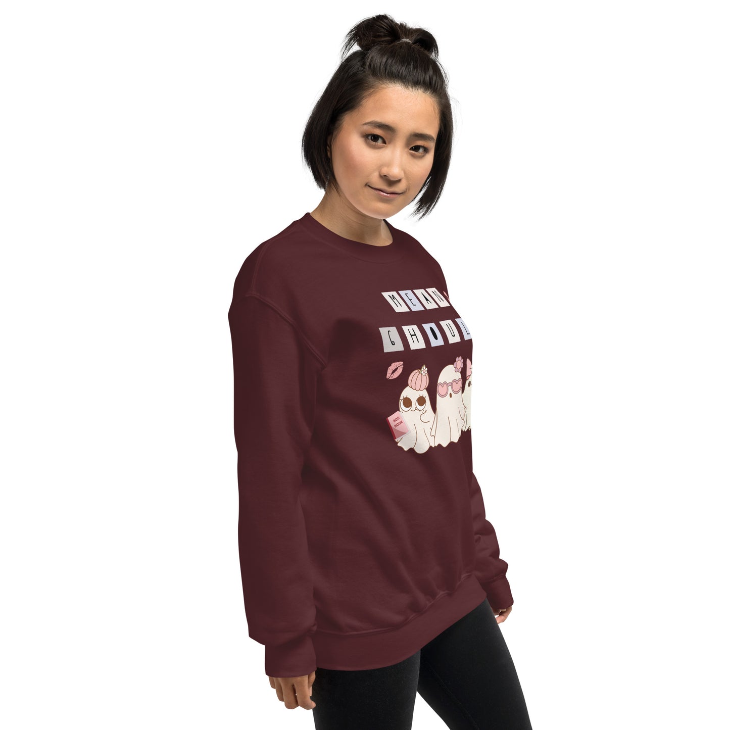 Mean Ghouls "Mean Girls" Ghost Halloween Crewneck Unisex Sweatshirt