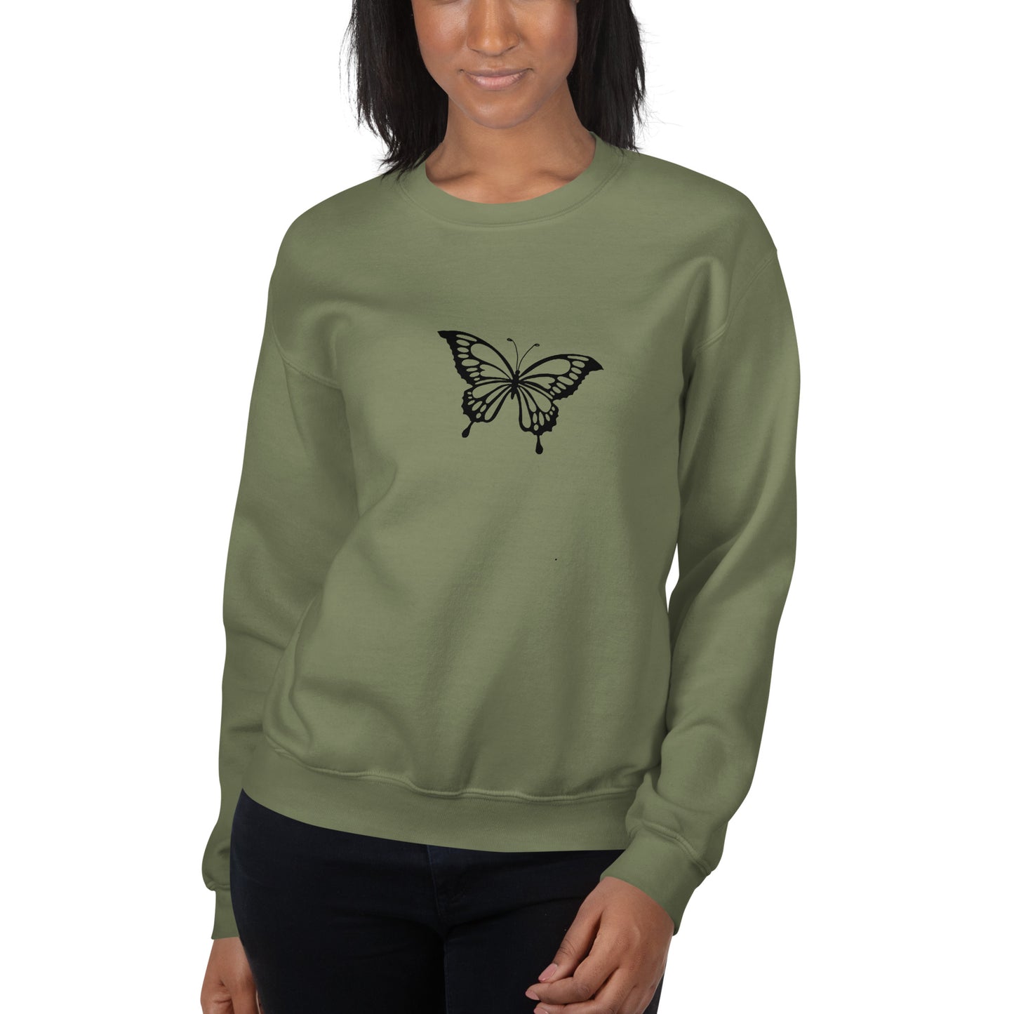 Simple Butterfly CrewneckUnisex Sweatshirt