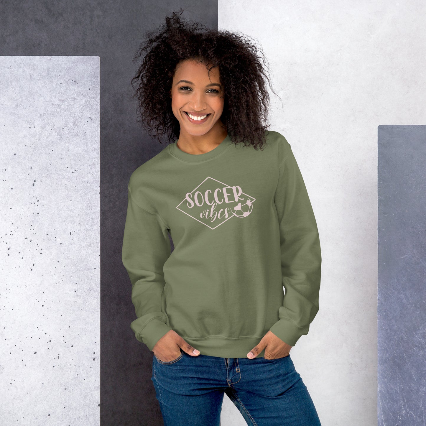 Soccer Vibes Unisex Sweatshirt