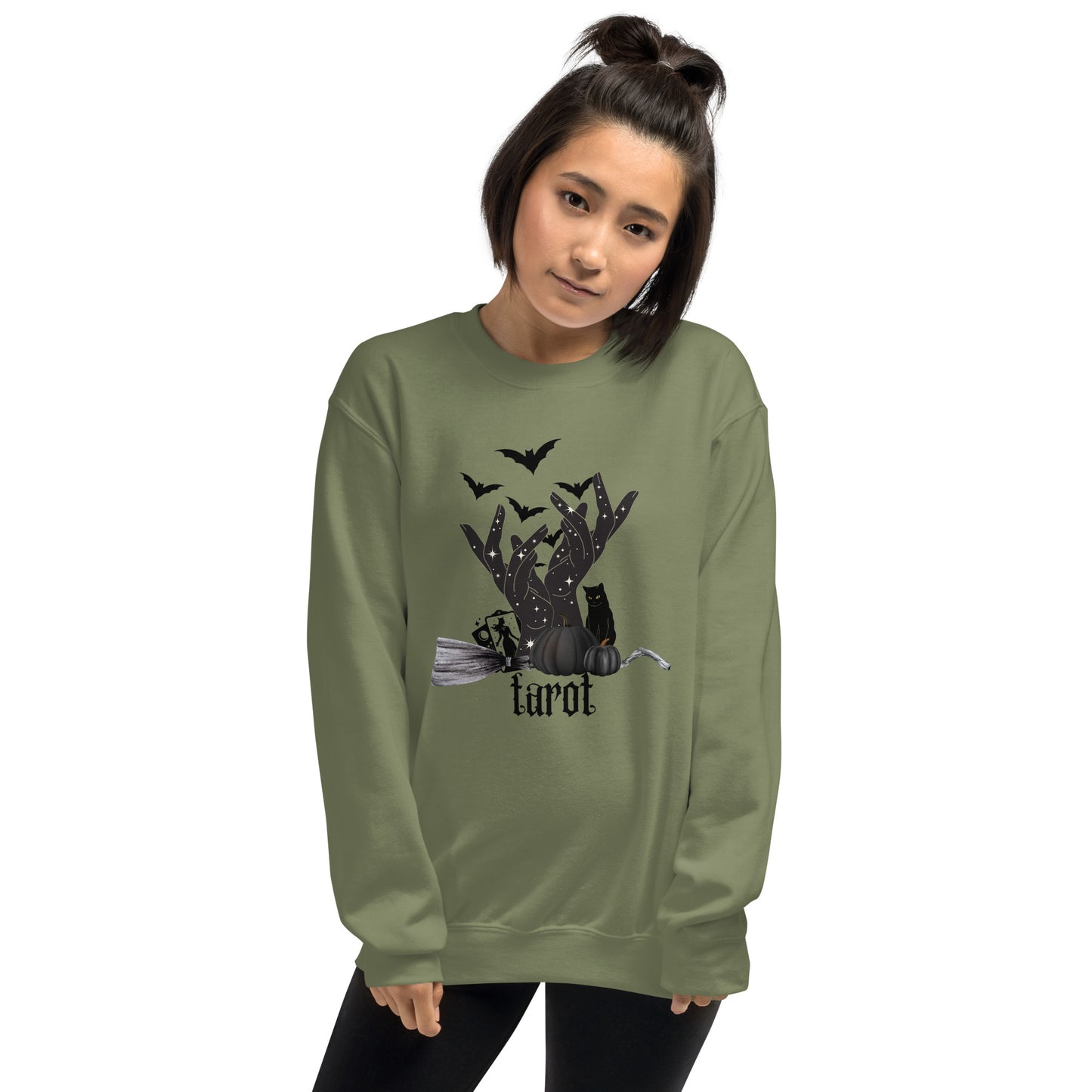Halloween Tarot Reader Unisex Sweatshirt