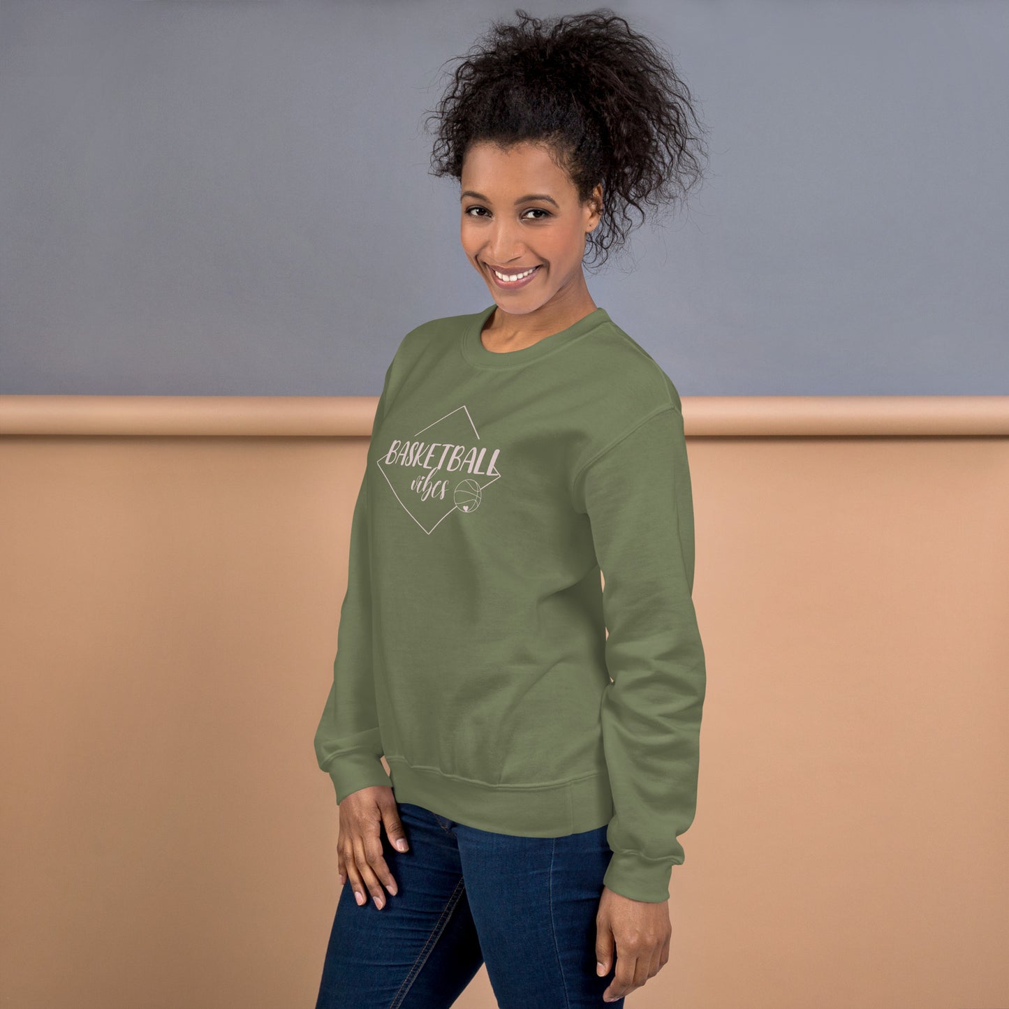 Basketball Vibes Crewneck Unisex Sweatshirt