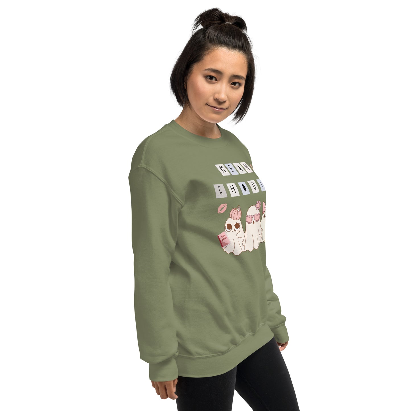 Mean Ghouls "Mean Girls" Ghost Halloween Crewneck Unisex Sweatshirt