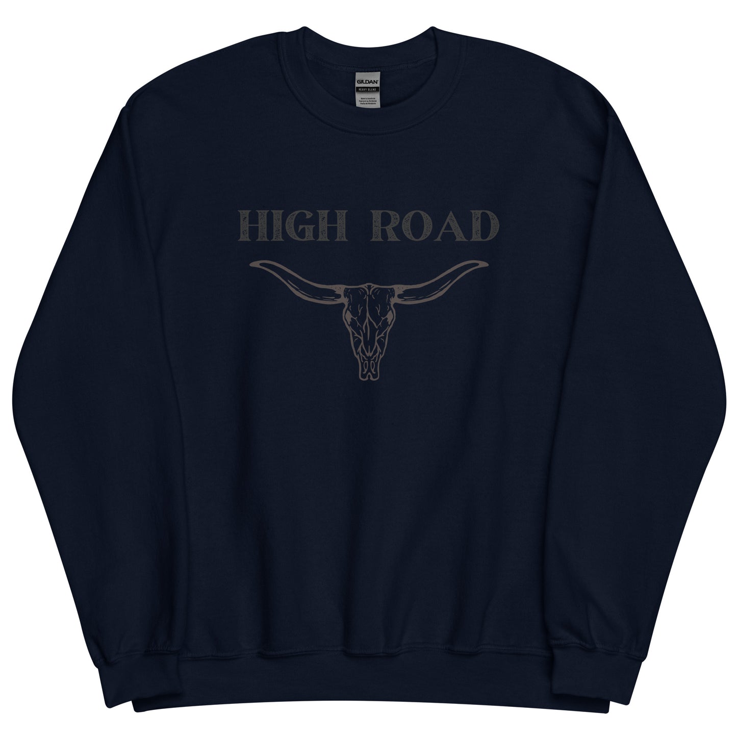High Road Bull Horns and Skull Unisex Sweatshirt