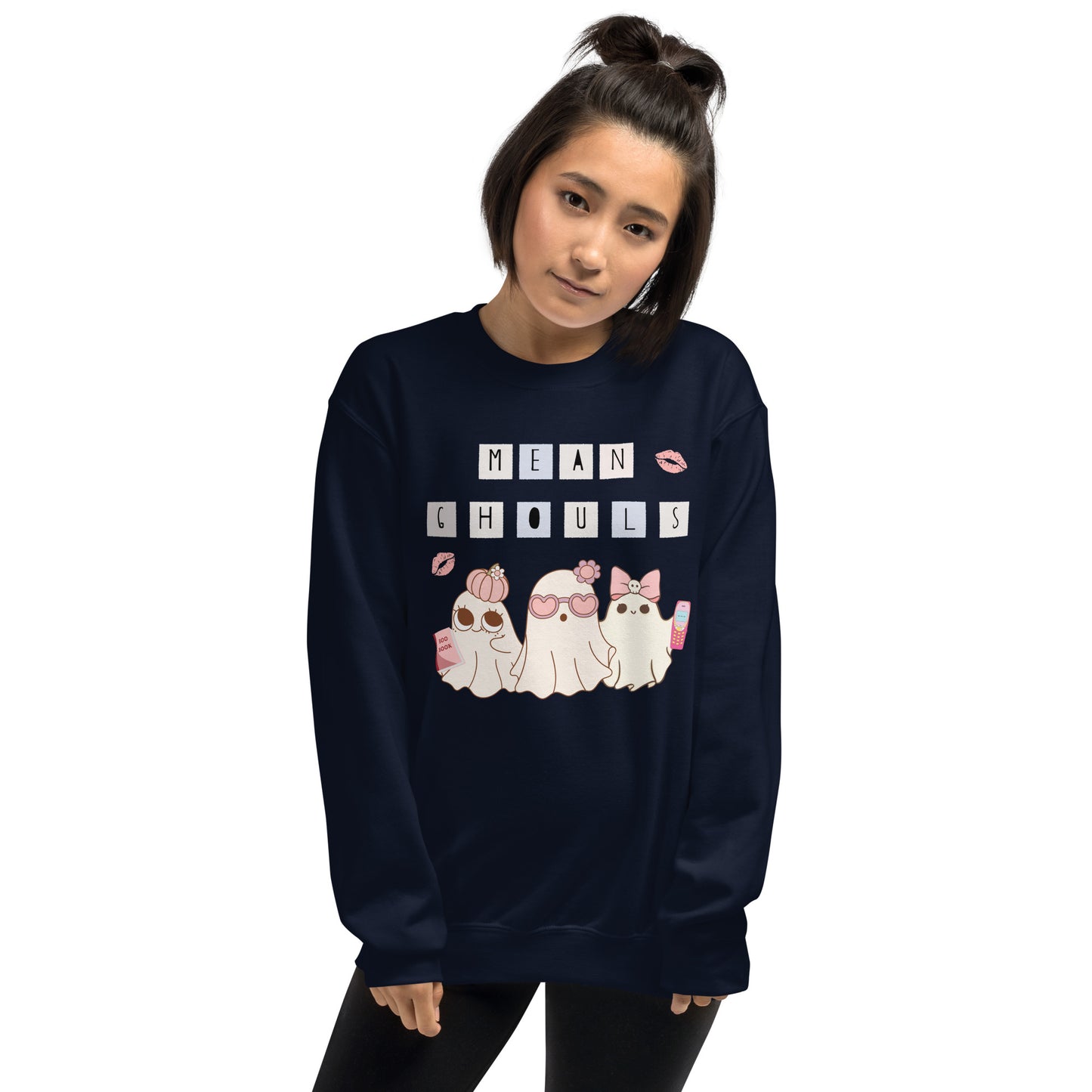 Mean Ghouls "Mean Girls" Ghost Halloween Crewneck Unisex Sweatshirt