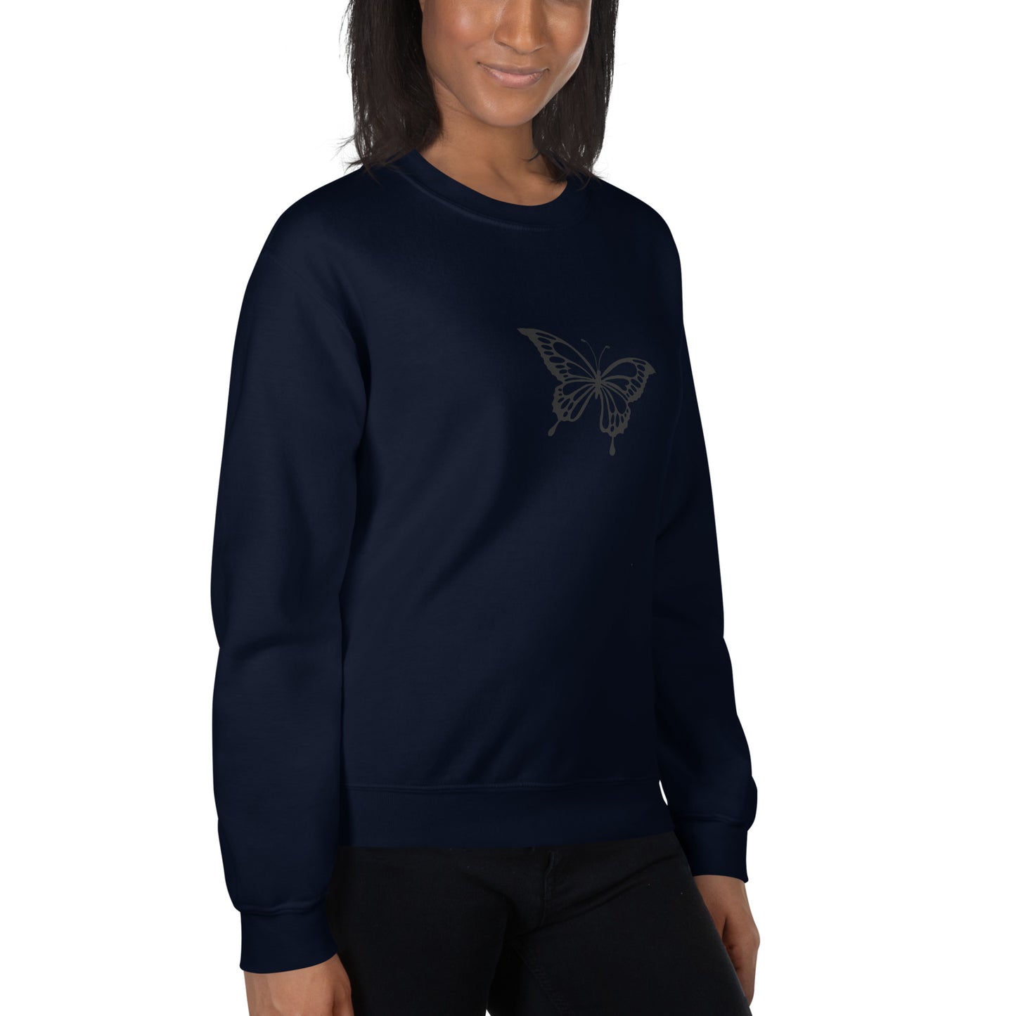 Simple Butterfly CrewneckUnisex Sweatshirt