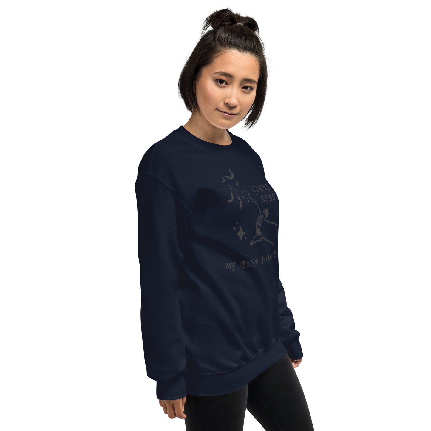 There it Goes, My Last Flying Fk Crewneck Halloween Fall Unisex Sweatshirt
