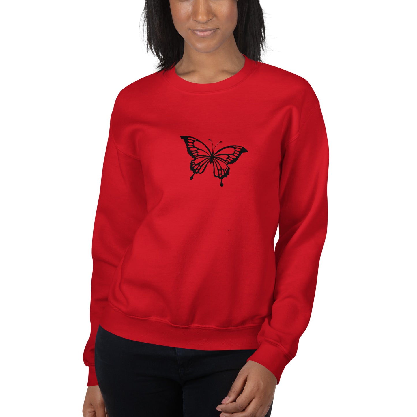 Simple Butterfly CrewneckUnisex Sweatshirt