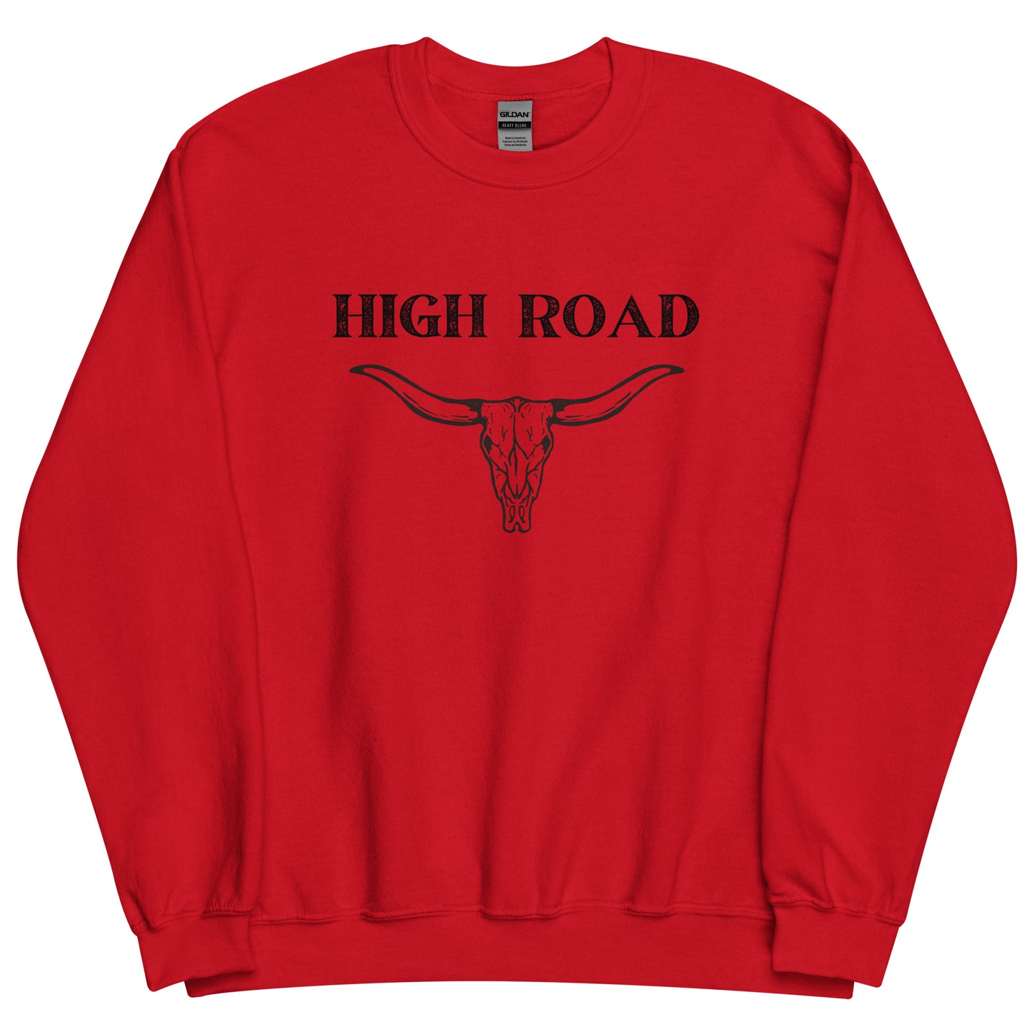 High Road Bull Horns and Skull Unisex Sweatshirt