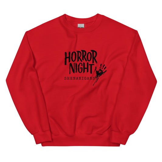 Horror Night Shenanigans Crewneck Unisex Sweatshirt