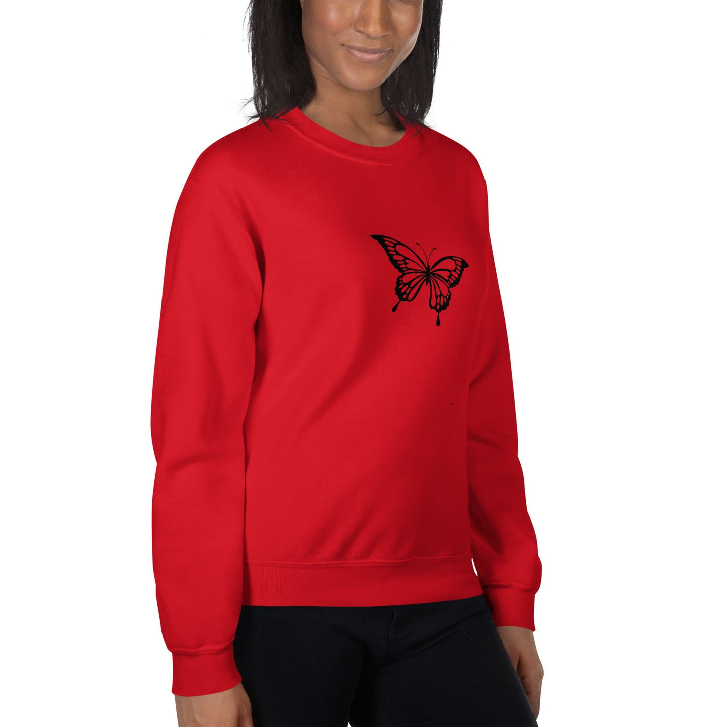 Simple Butterfly CrewneckUnisex Sweatshirt