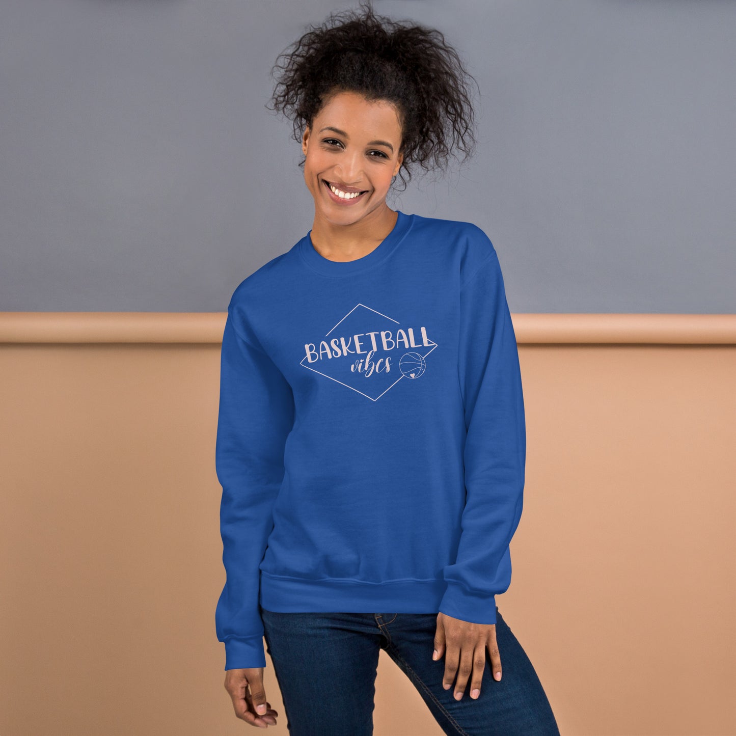 Basketball Vibes Crewneck Unisex Sweatshirt