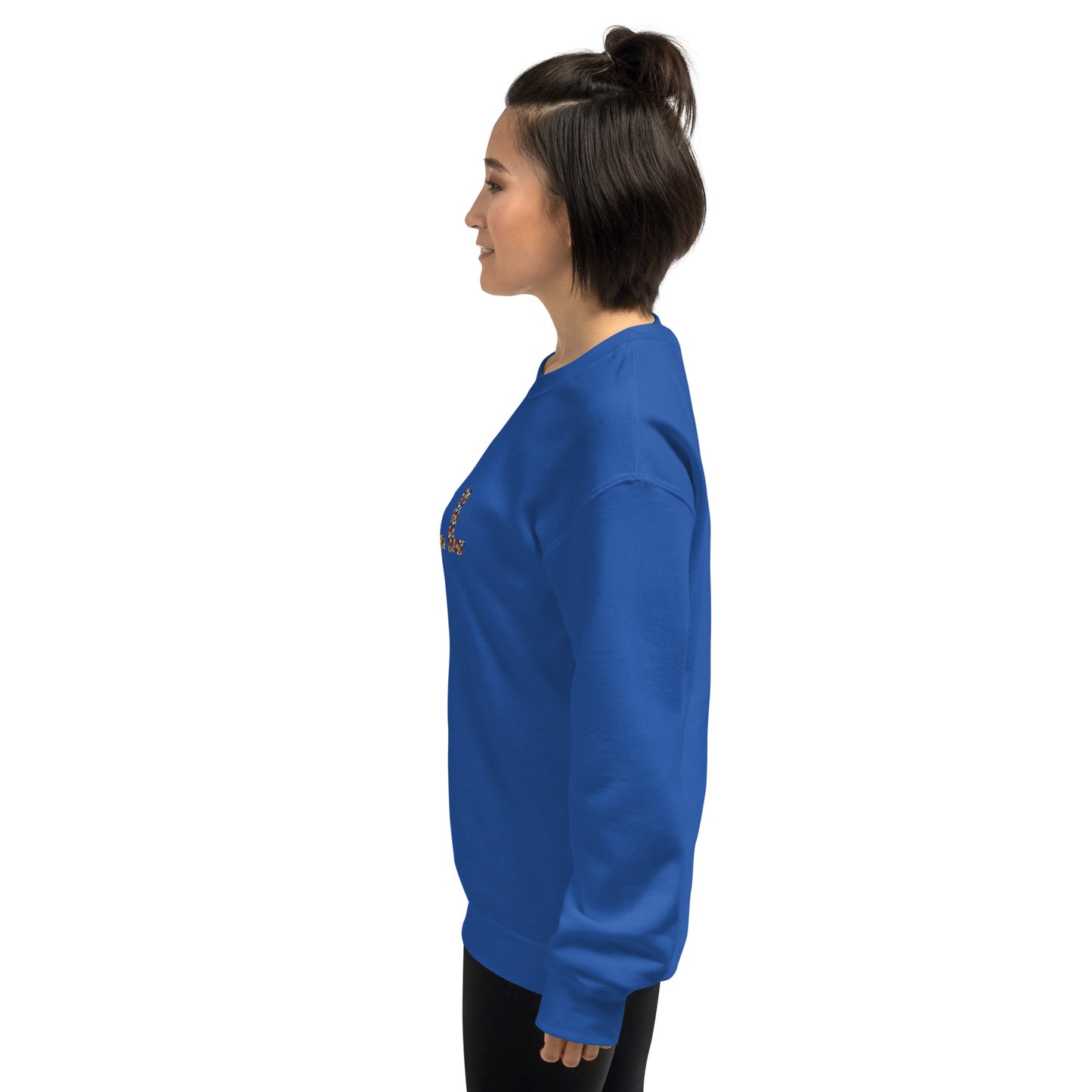 Fall Leaves Print with Bow Sweatshirt