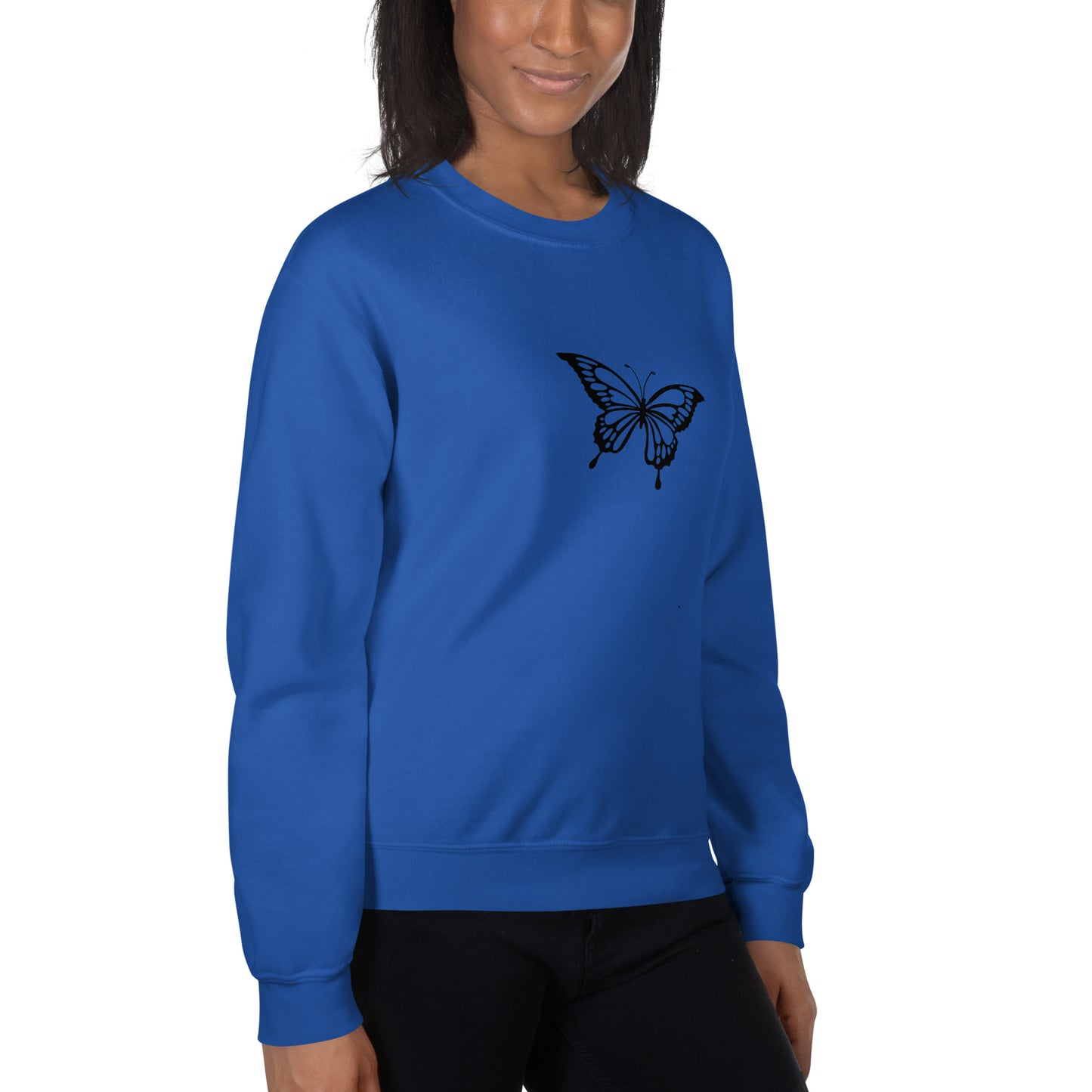 Simple Butterfly CrewneckUnisex Sweatshirt