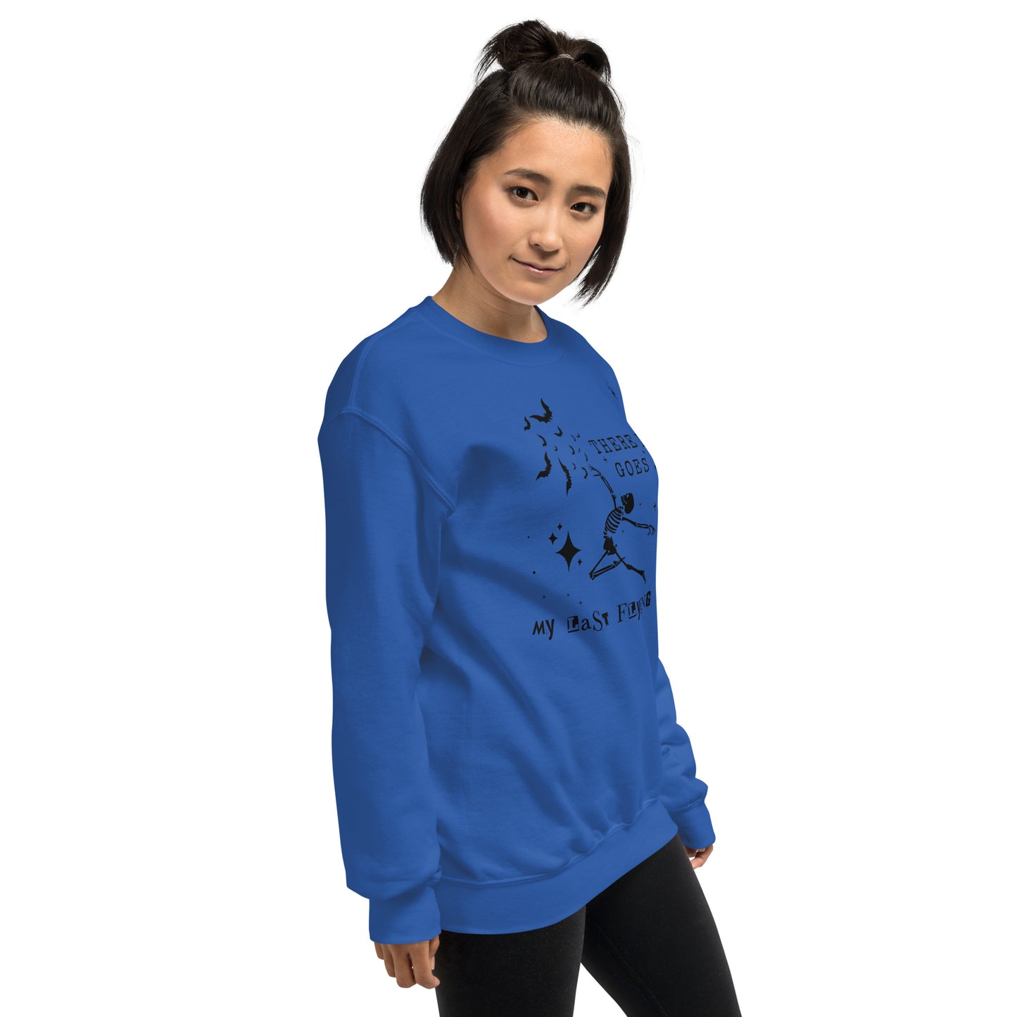 There it Goes, My Last Flying Fk Crewneck Halloween Fall Unisex Sweatshirt