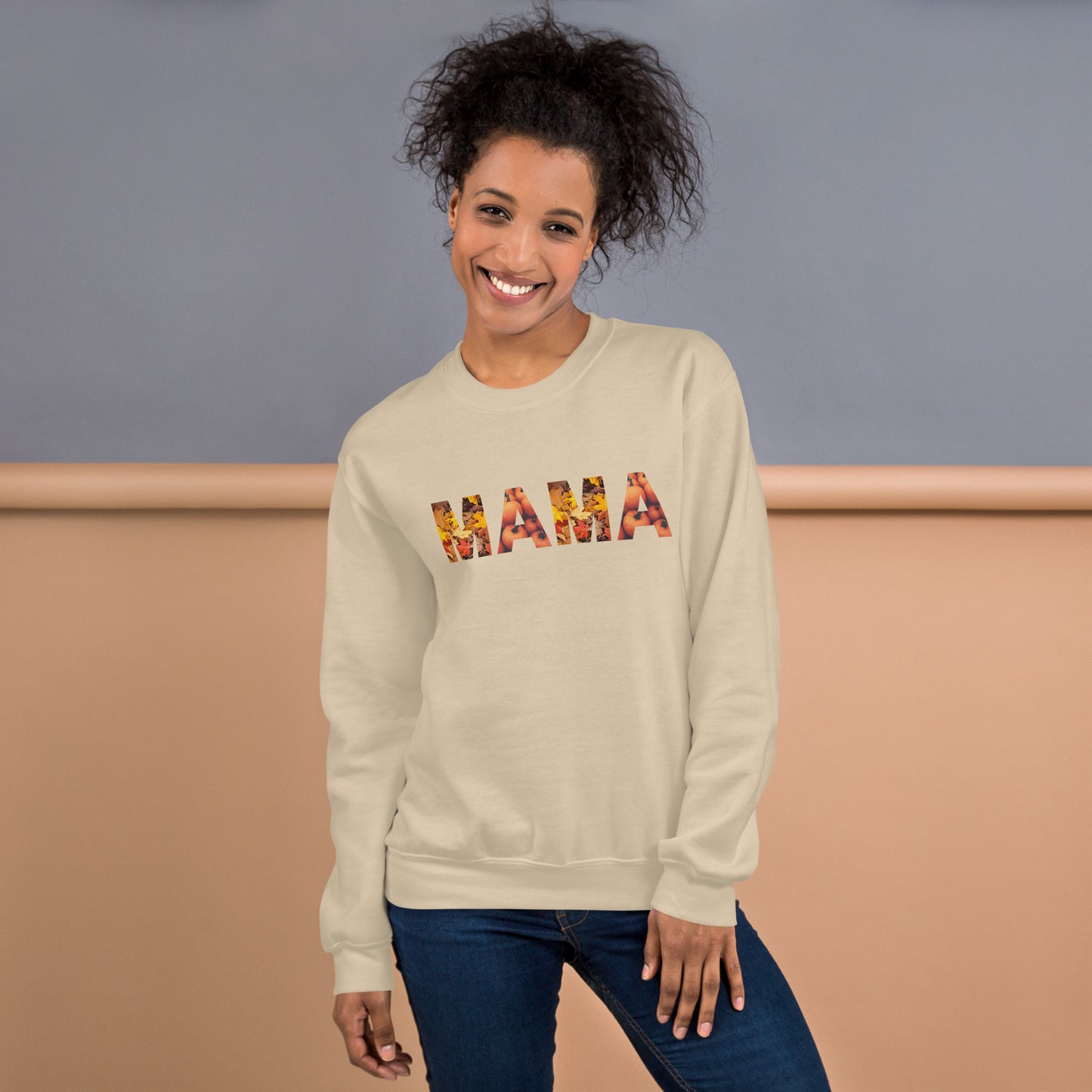 Mama Leaves and Pumpkins Sweatshirt
