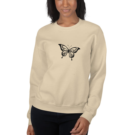 Simple Butterfly CrewneckUnisex Sweatshirt