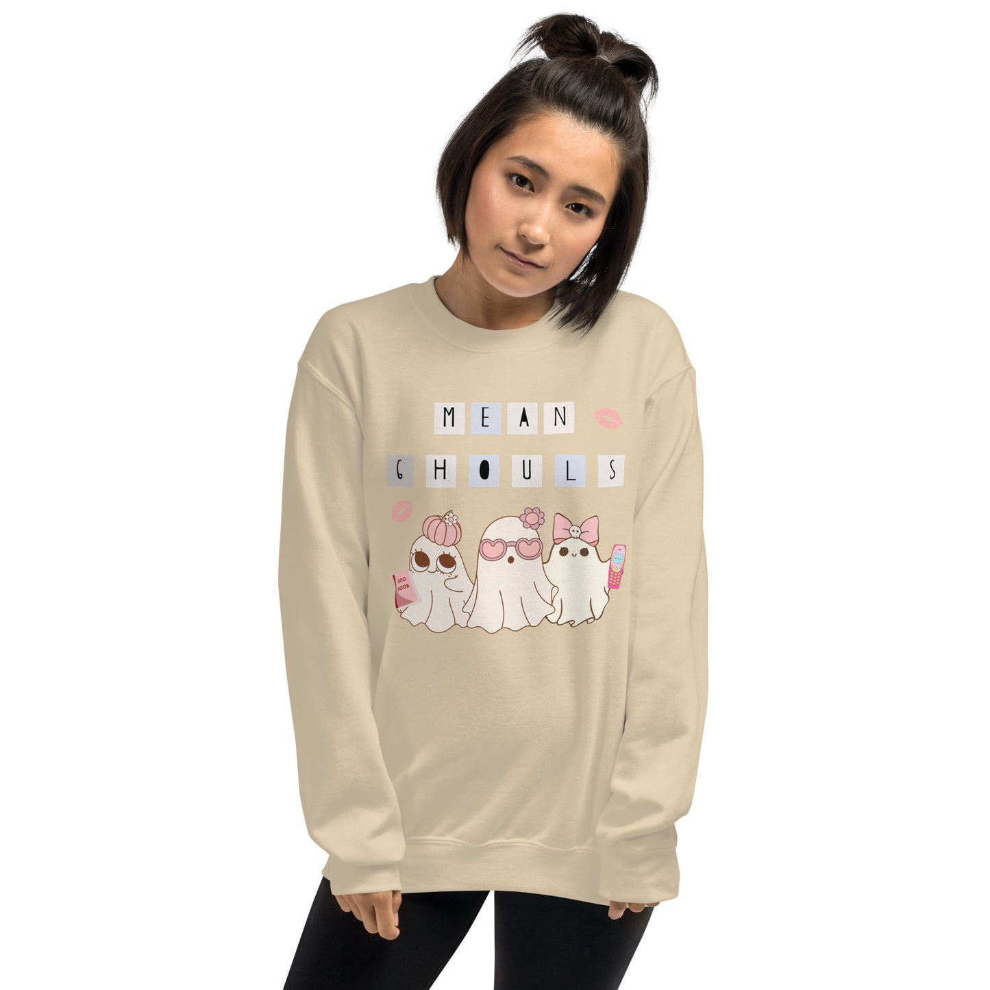 Mean Ghouls "Mean Girls" Ghost Halloween Crewneck Unisex Sweatshirt
