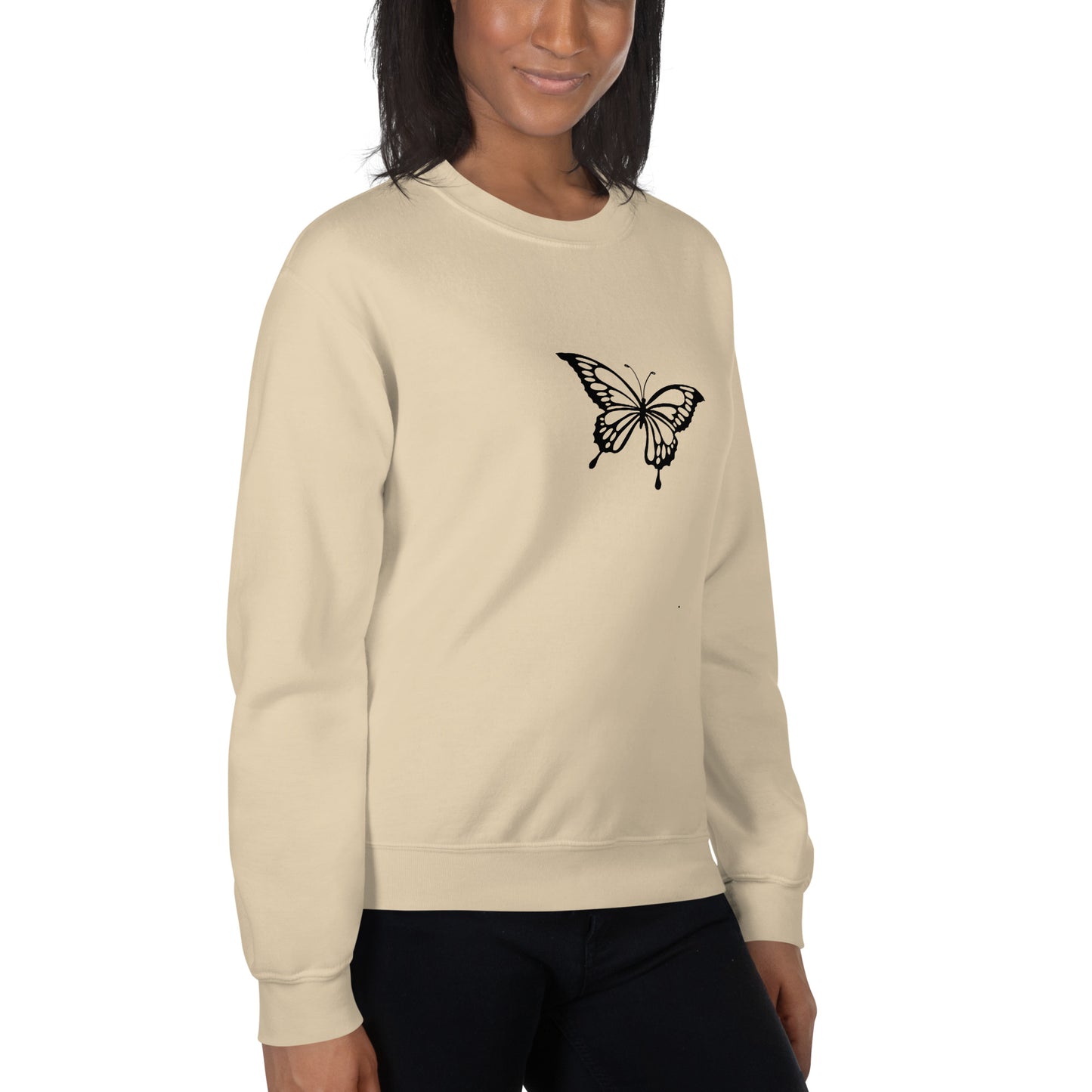 Simple Butterfly CrewneckUnisex Sweatshirt